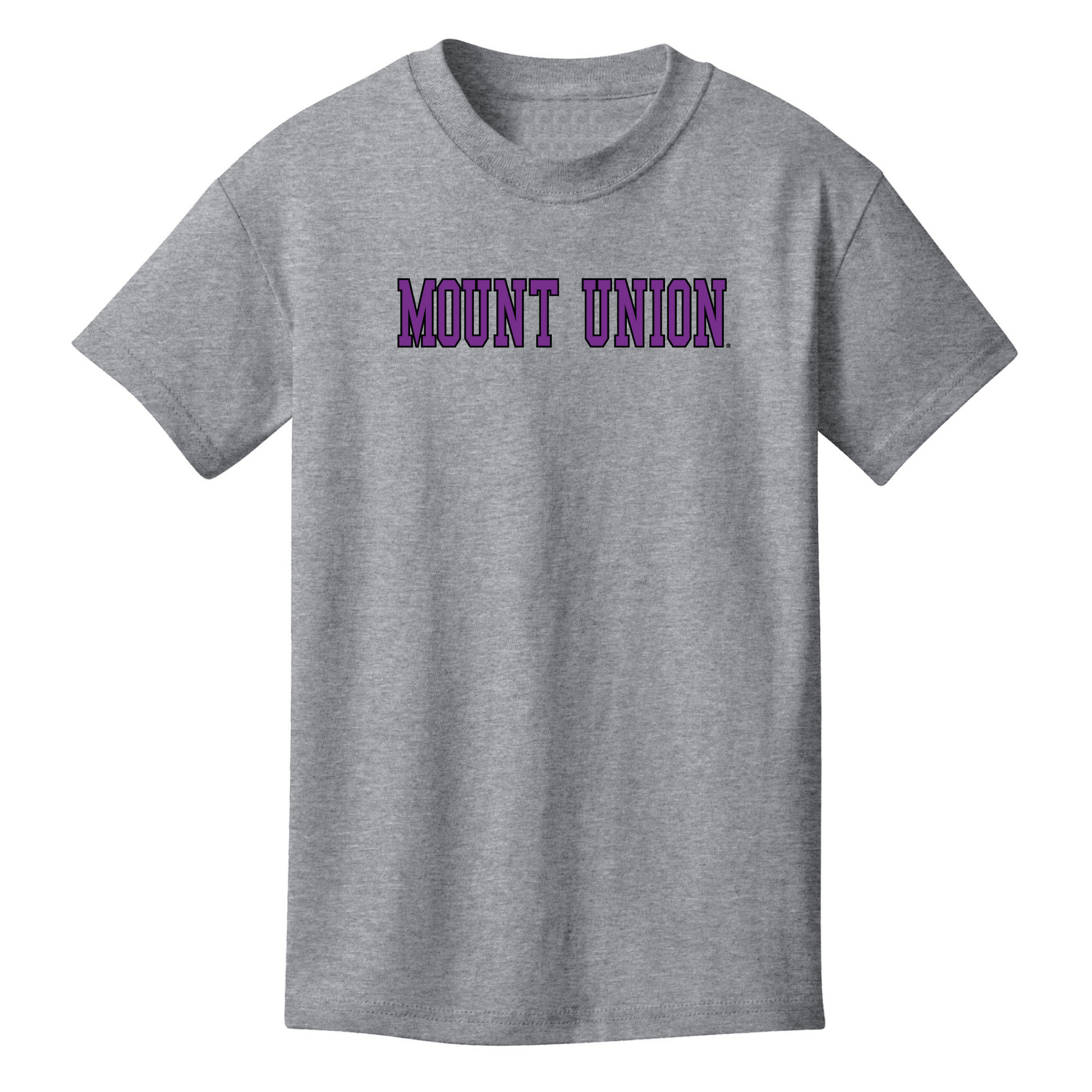 University of Mount Union Purple Raiders Block Youth T-Shirt