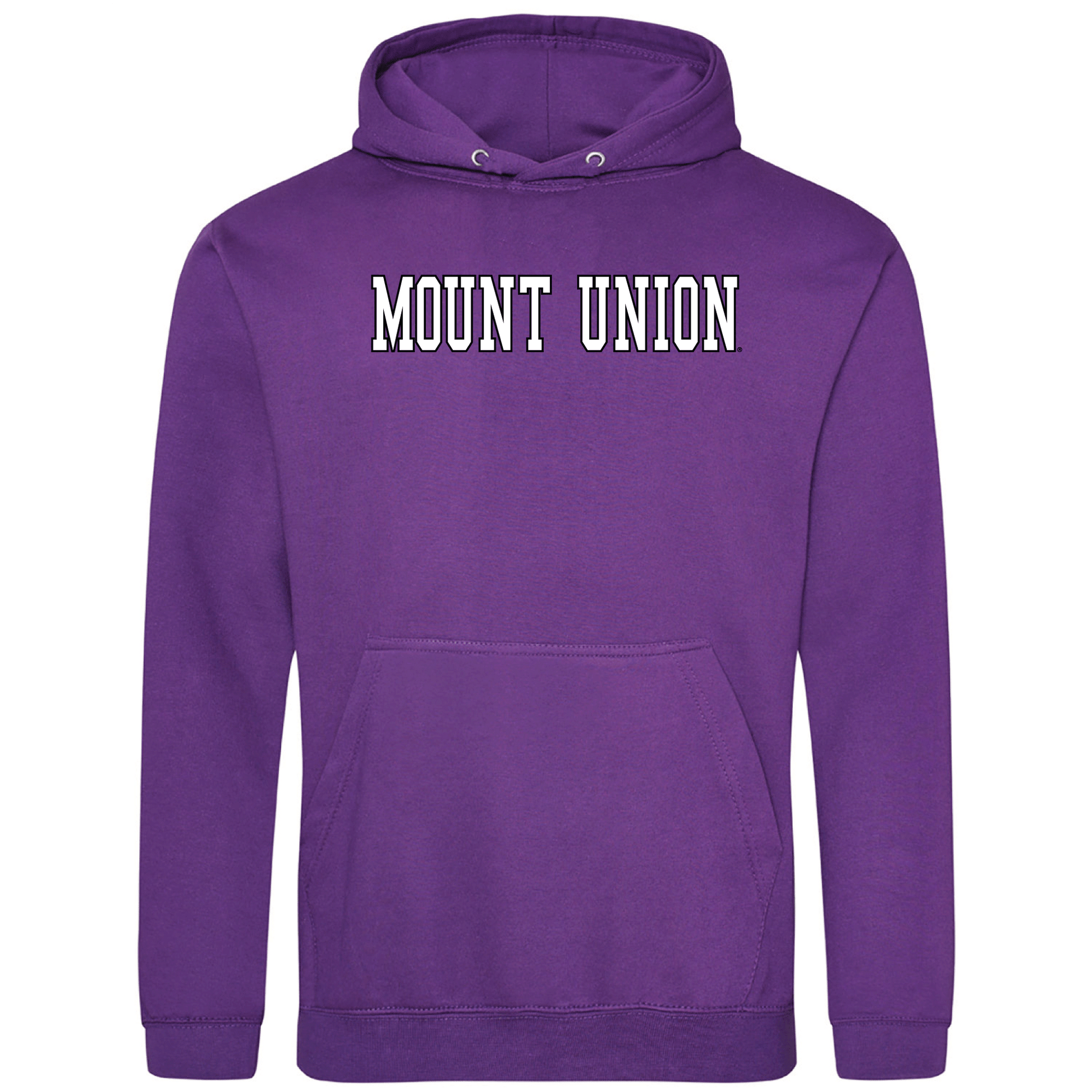 University of Mount Union Purple Raiders Block Hooded Sweatshirt