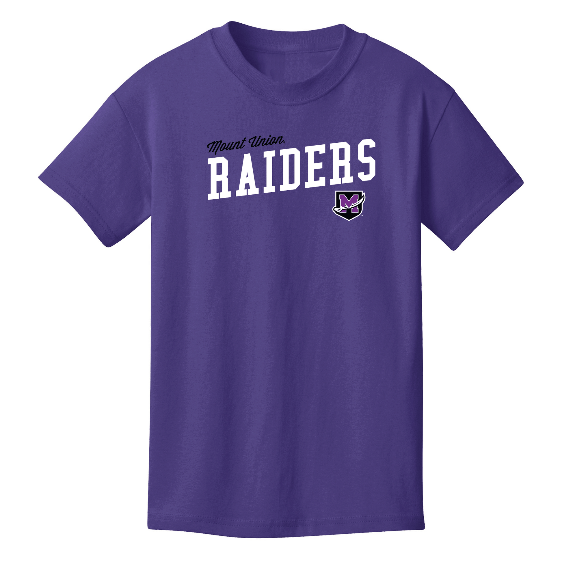 University of Mount Union Purple Raiders Uphill Victory Youth T-Shirt