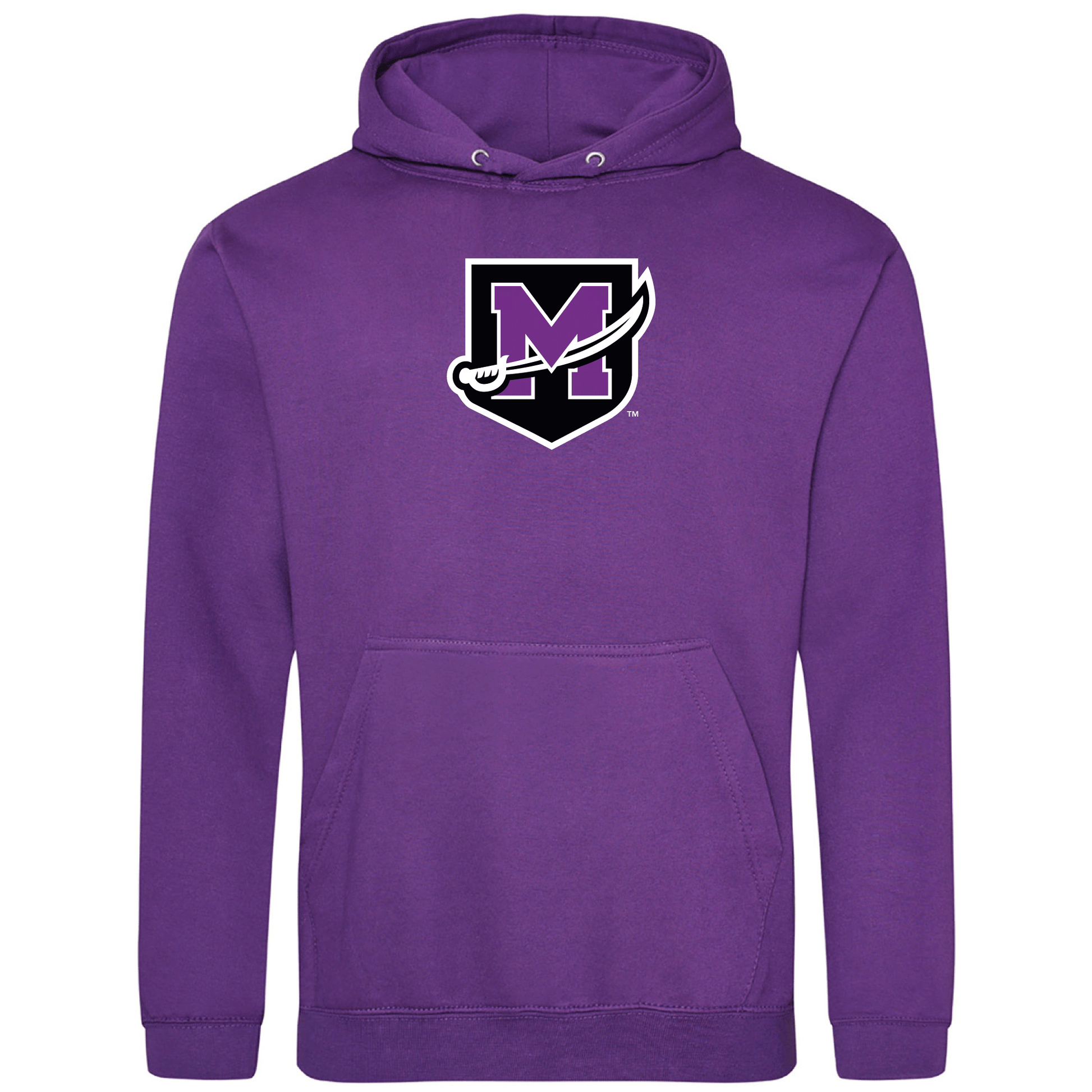 University of Mount Union Purple Raiders Jumbo Logo Hooded Sweatshirt