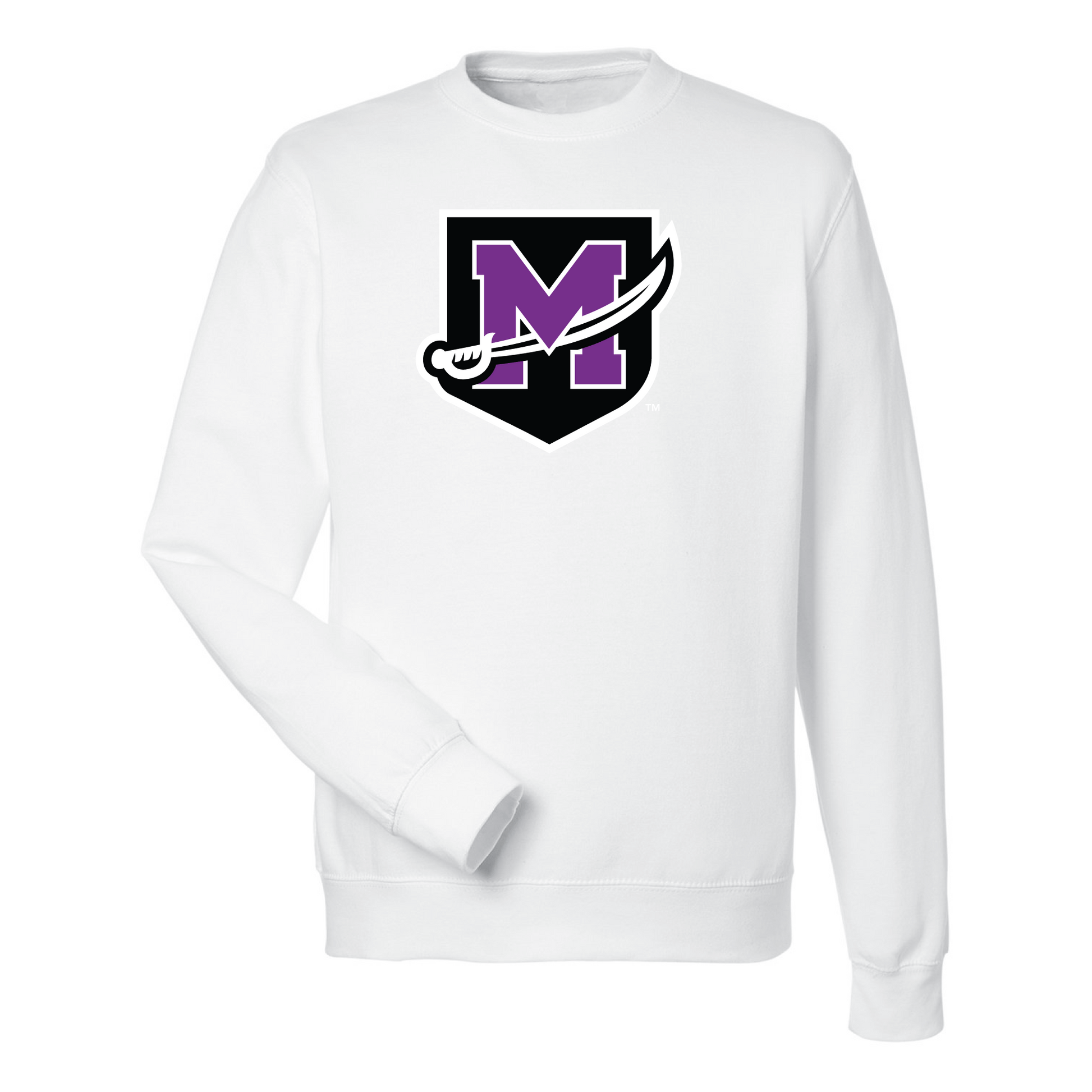 University of Mount Union Purple Raiders Jumbo Logo Crewneck Sweatshirt
