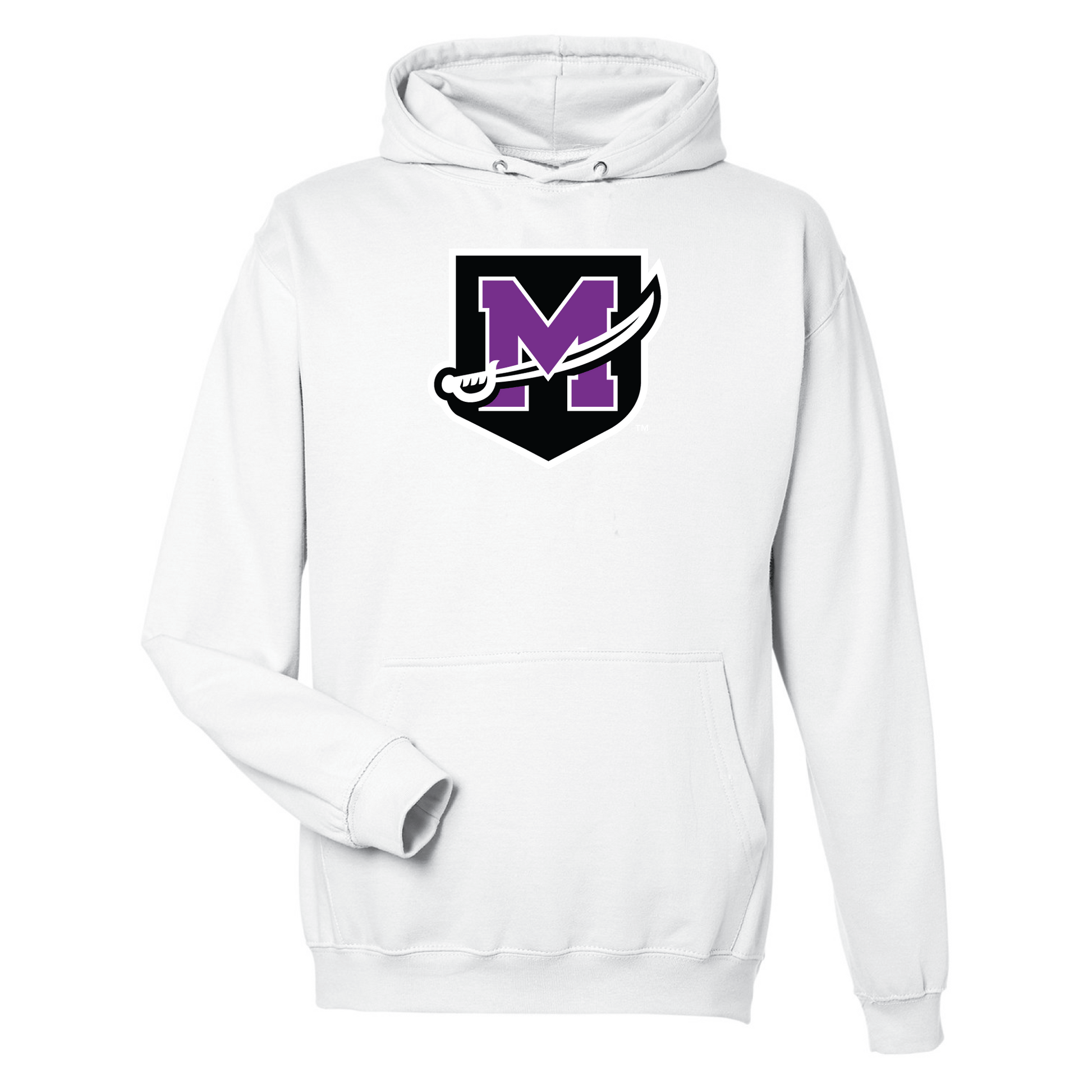 University of Mount Union Purple Raiders Jumbo Logo Hooded Sweatshirt