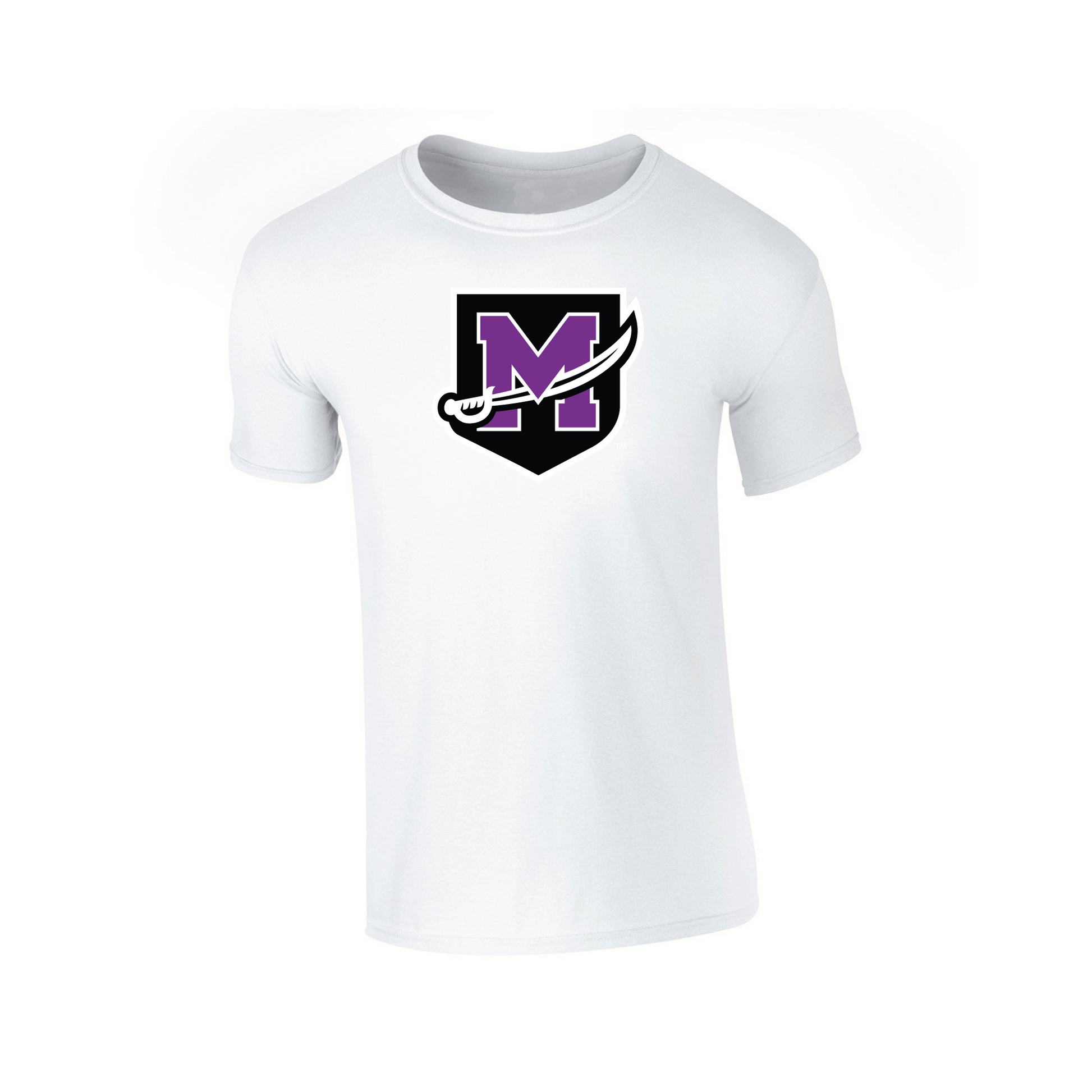 University of Mount Union Purple Raiders Jumbo Logo Adult T-Shirt