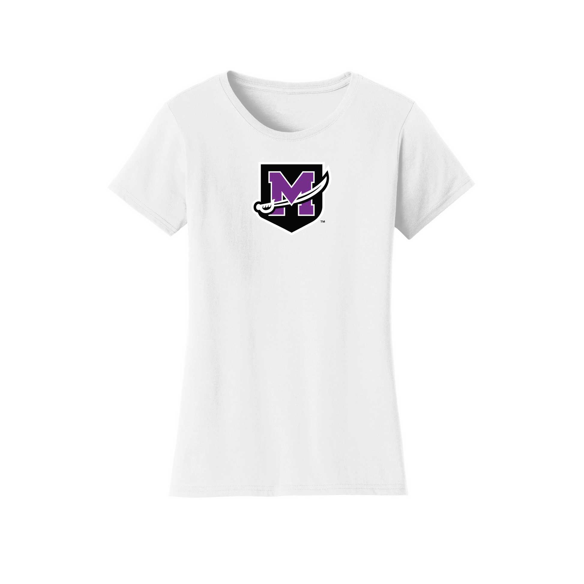 University of Mount Union Purple Raiders Jumbo Logo Womens T-Shirt