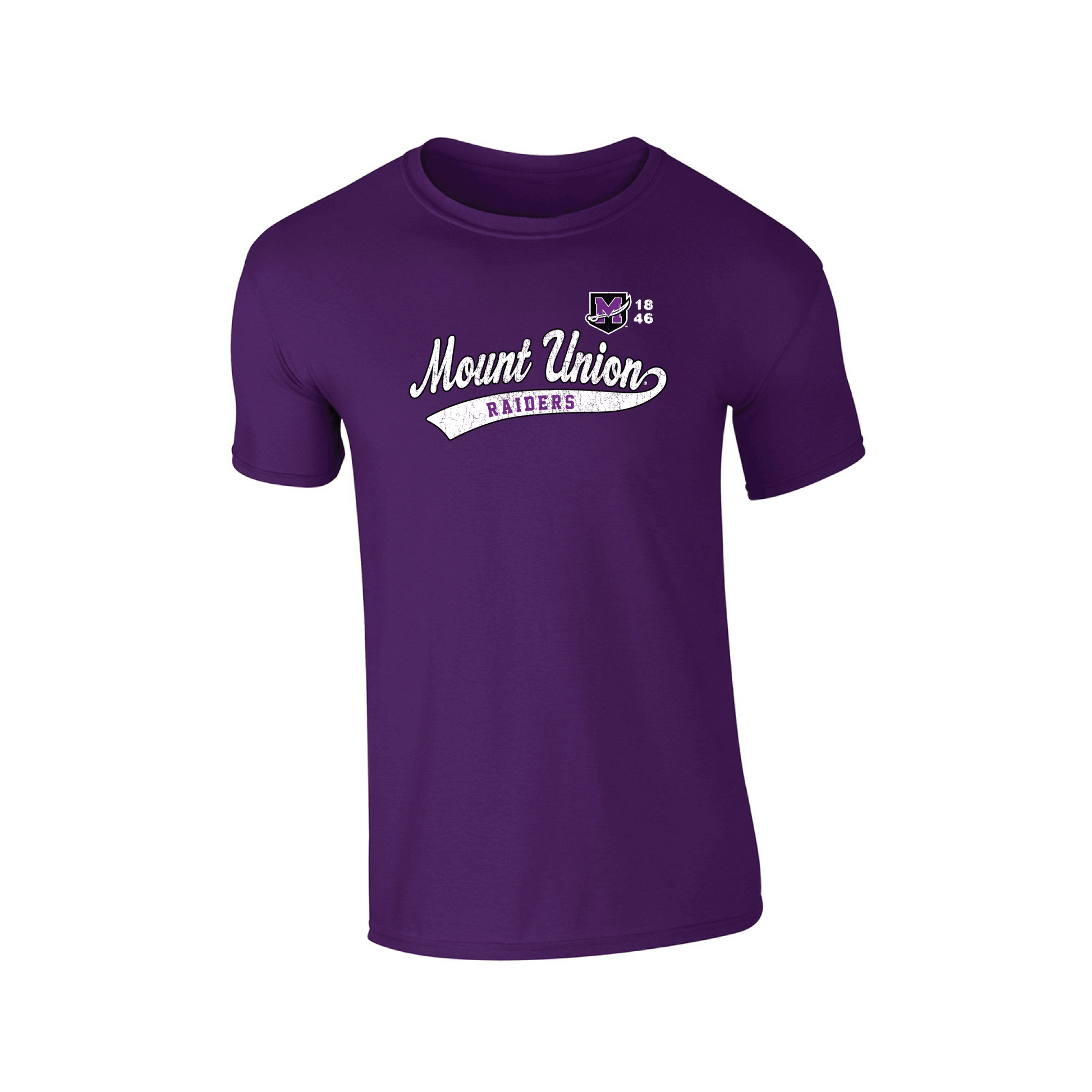 University of Mount Union Purple Raiders Old School Adult T-Shirt
