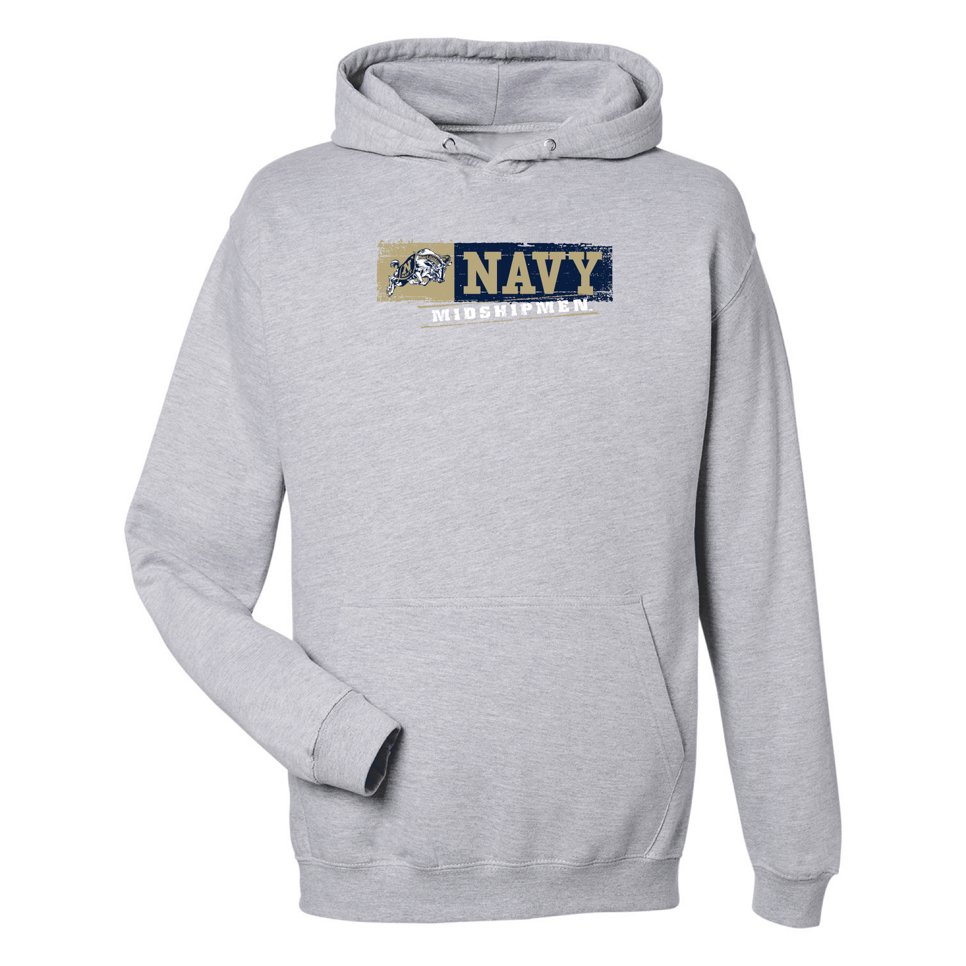 United States Naval Academy Midshipmen Sticker Hooded Sweatshirt Fleece