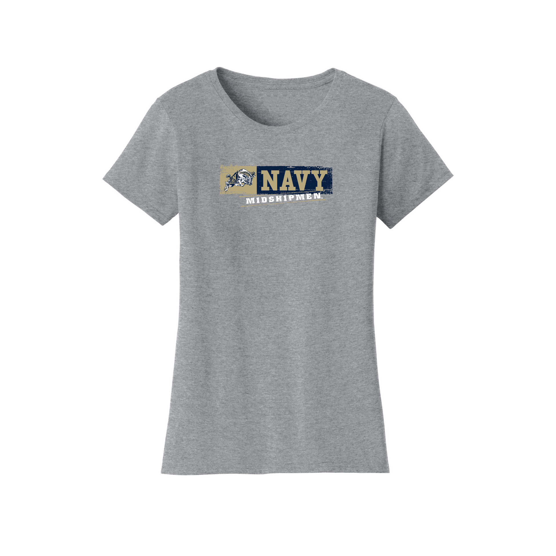United States Naval Academy Midshipmen Sticker Womens Relaxed T-shirt