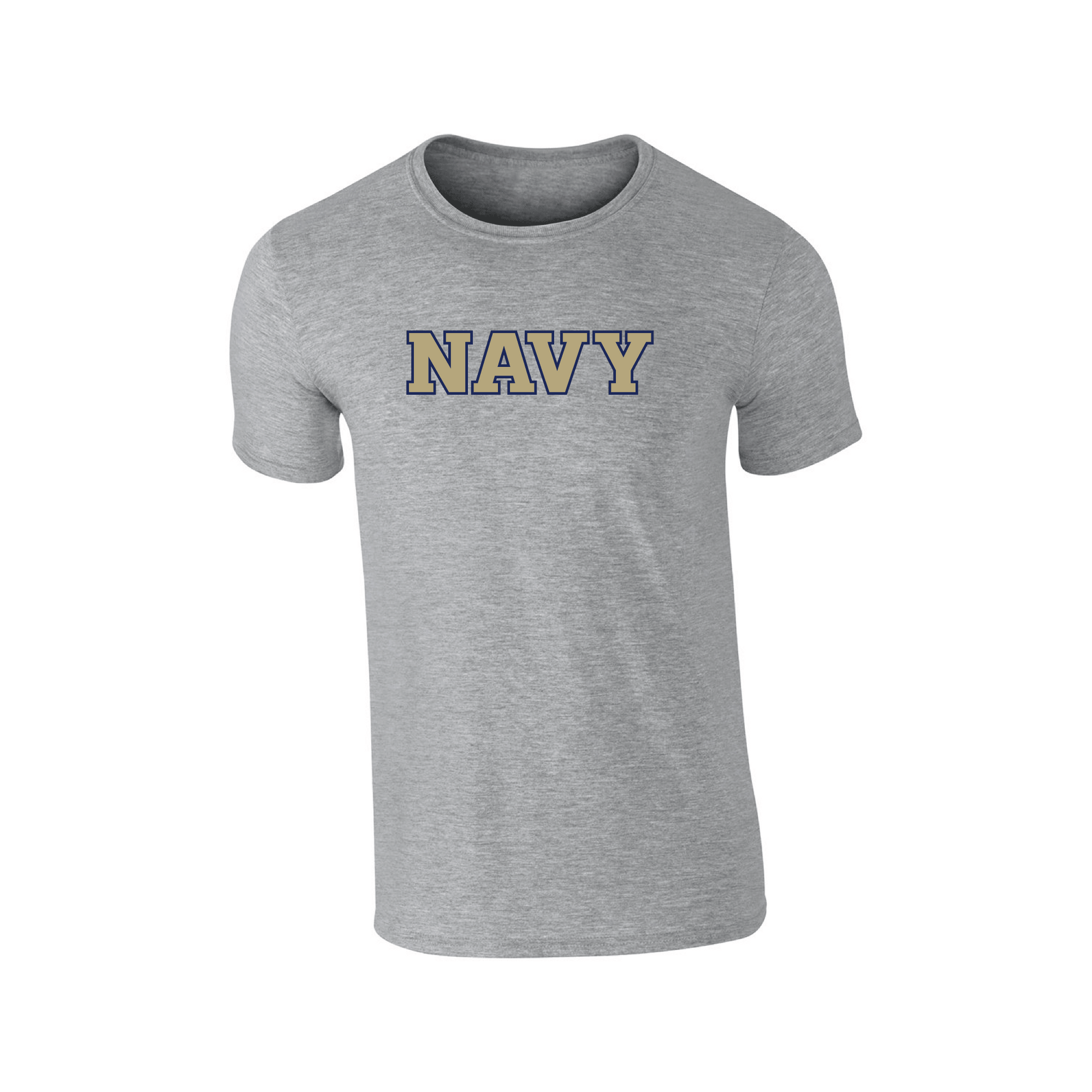 United States Naval Academy Midshipmen Block T-shirt Unisex Cotton