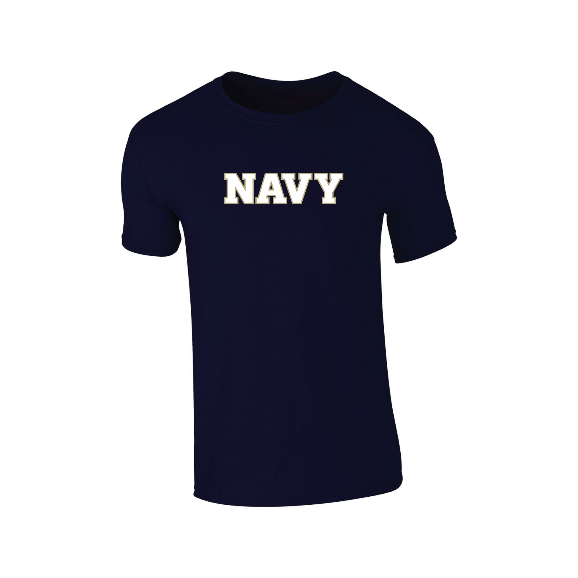United States Naval Academy Midshipmen Block T-shirt Unisex Cotton