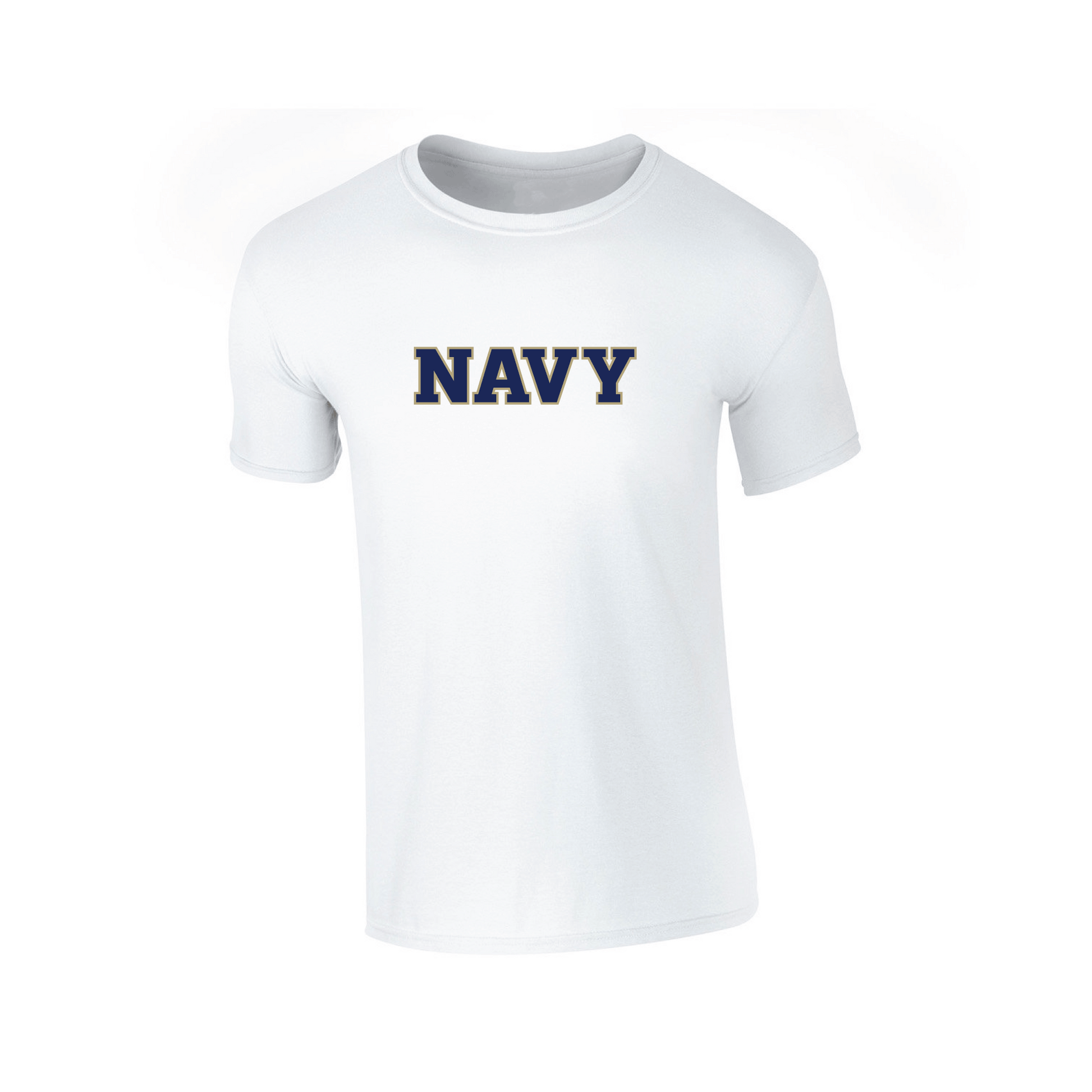 United States Naval Academy Midshipmen Block T-shirt Unisex Cotton