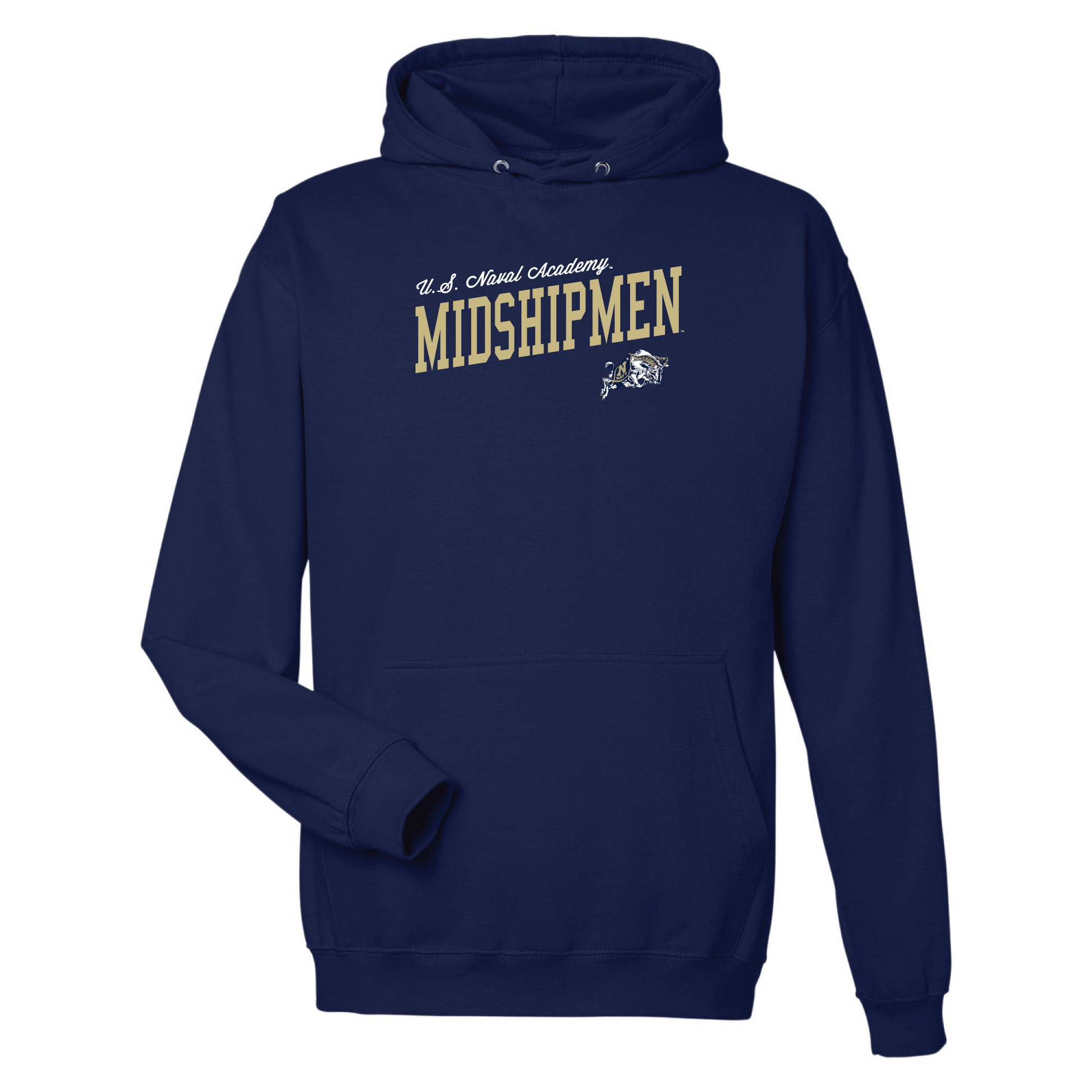 United States Naval Academy Midshipmen Uphill Victory Hooded Sweatshirt Fleece