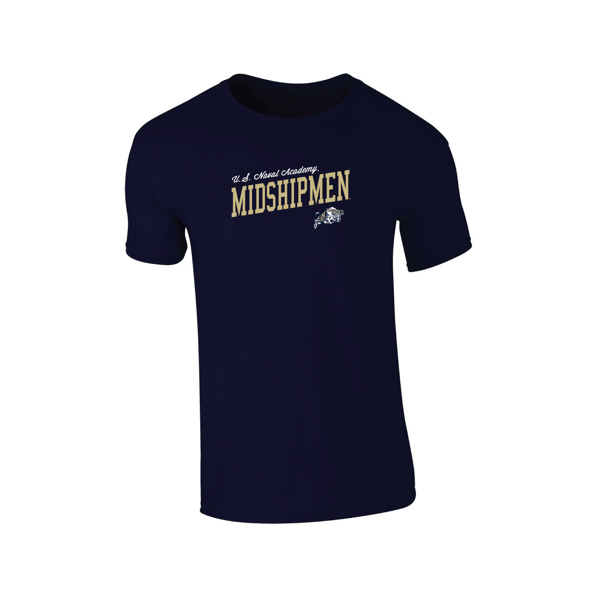 United States Naval Academy Midshipmen Uphill Victory T-shirt Unisex Cotton