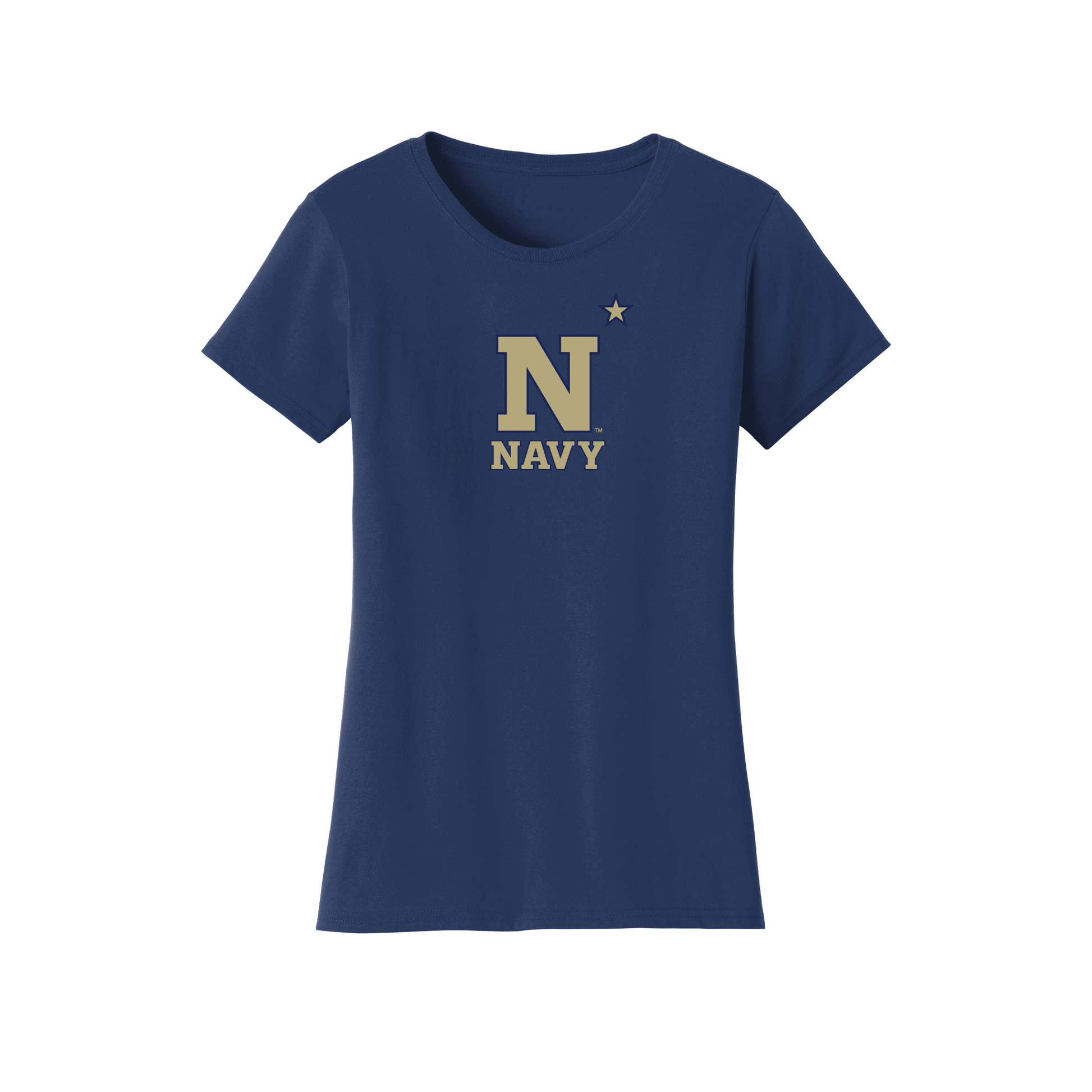 United States Naval Academy Midshipmen Jumbo Logo Womens Relaxed T-shirt