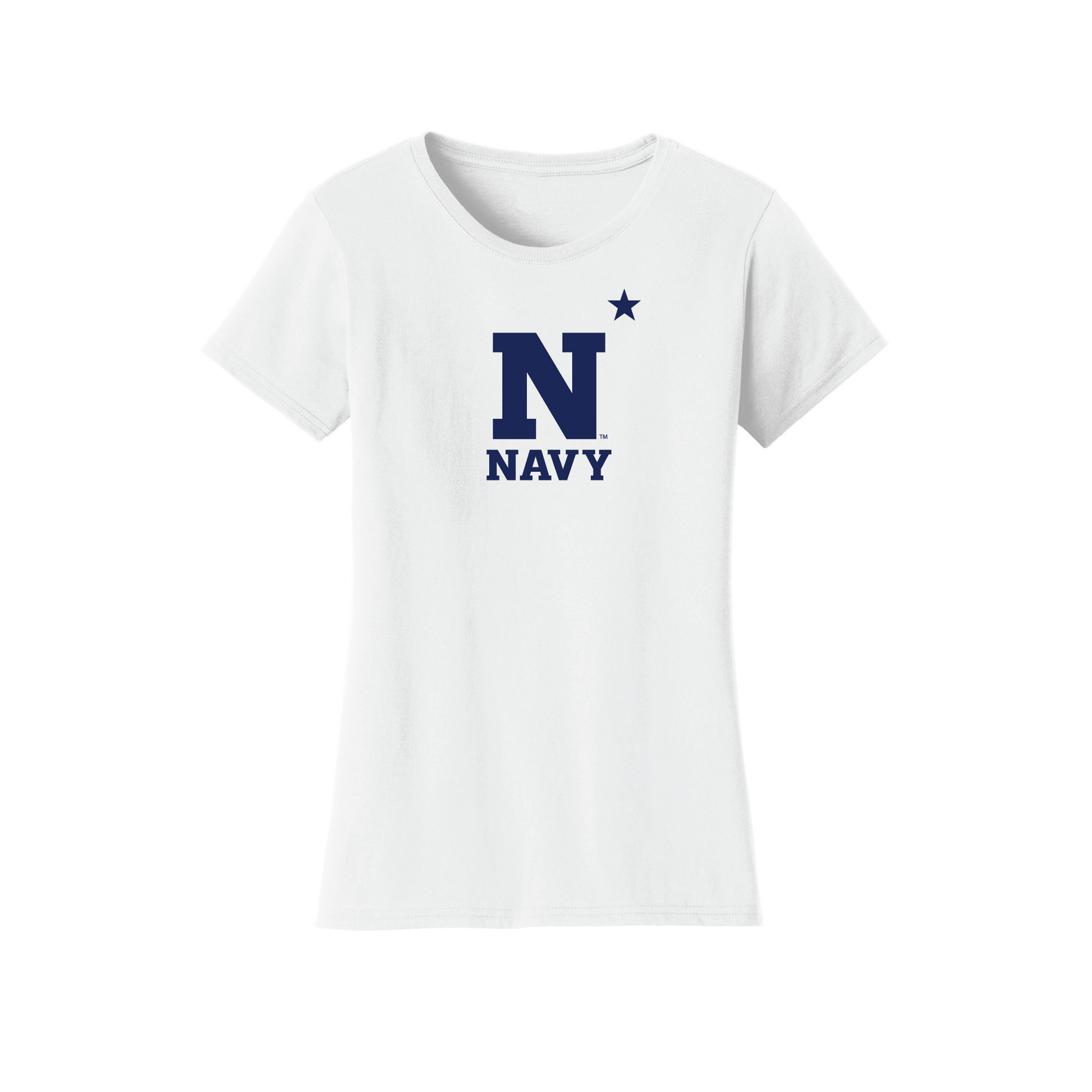United States Naval Academy Midshipmen Jumbo Logo Womens Relaxed T-shirt