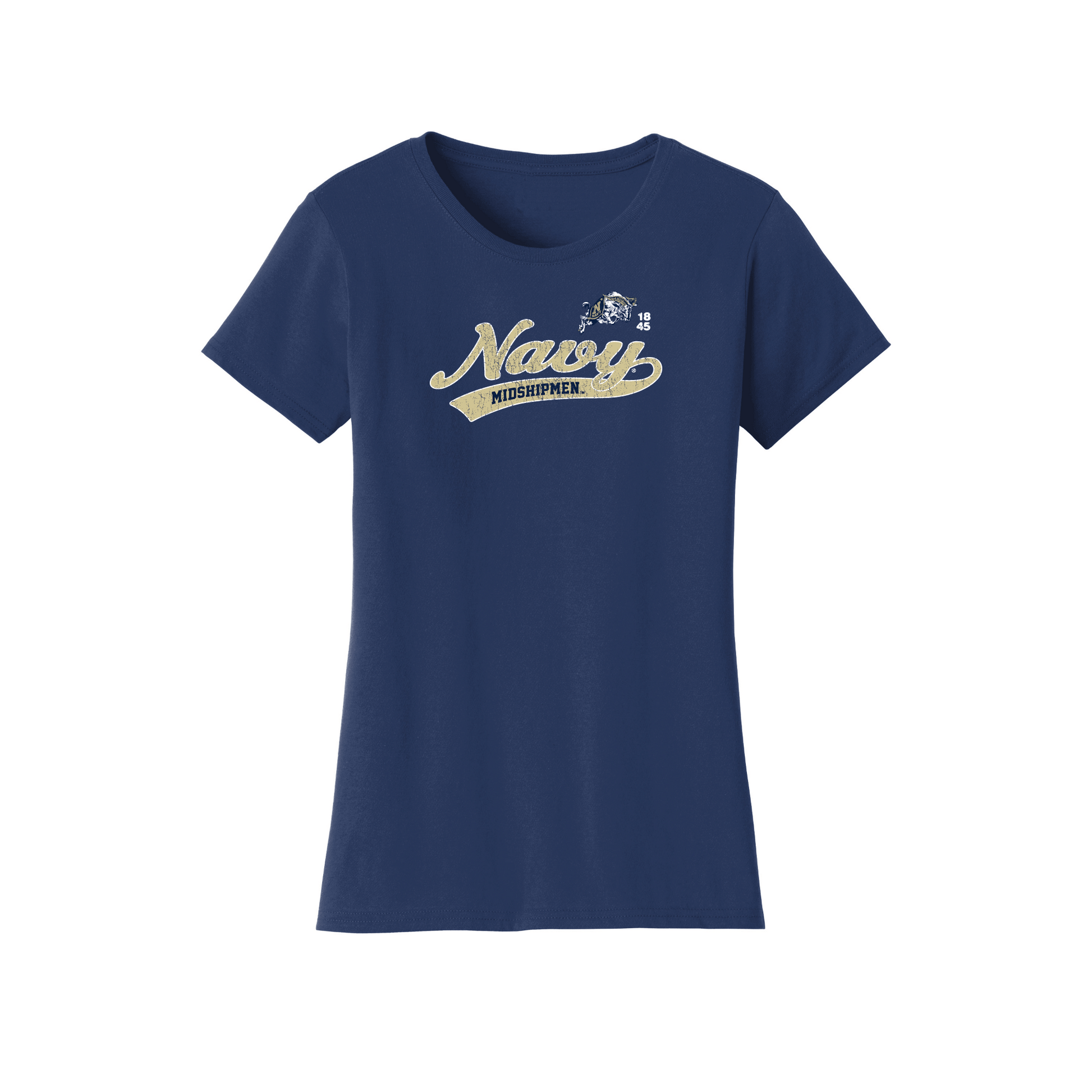 United States Naval Academy Midshipmen Old School Womens Relaxed T-shirt