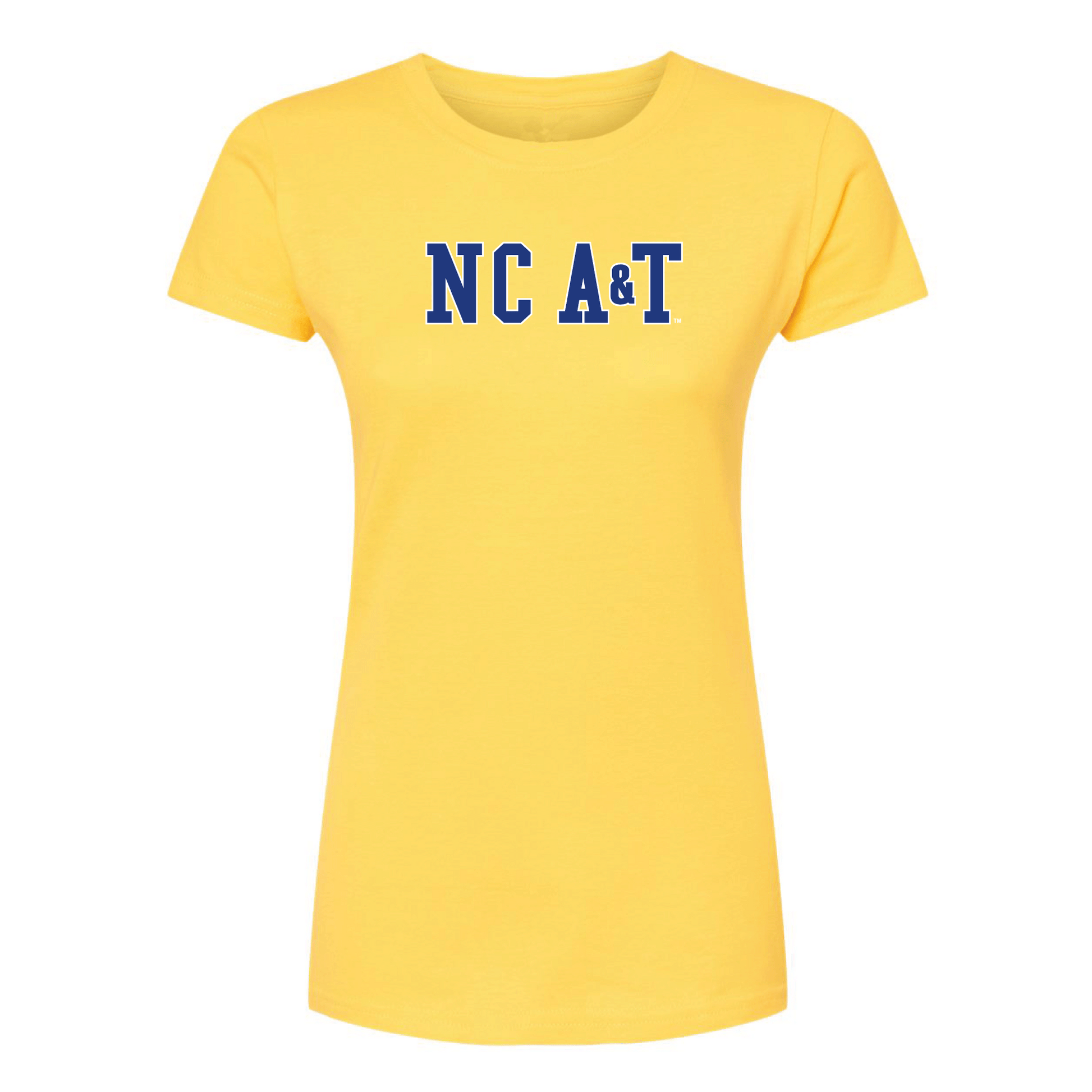 North Carolina Agricultural & Technical State University Aggies Block Womens Relaxed T-shirt