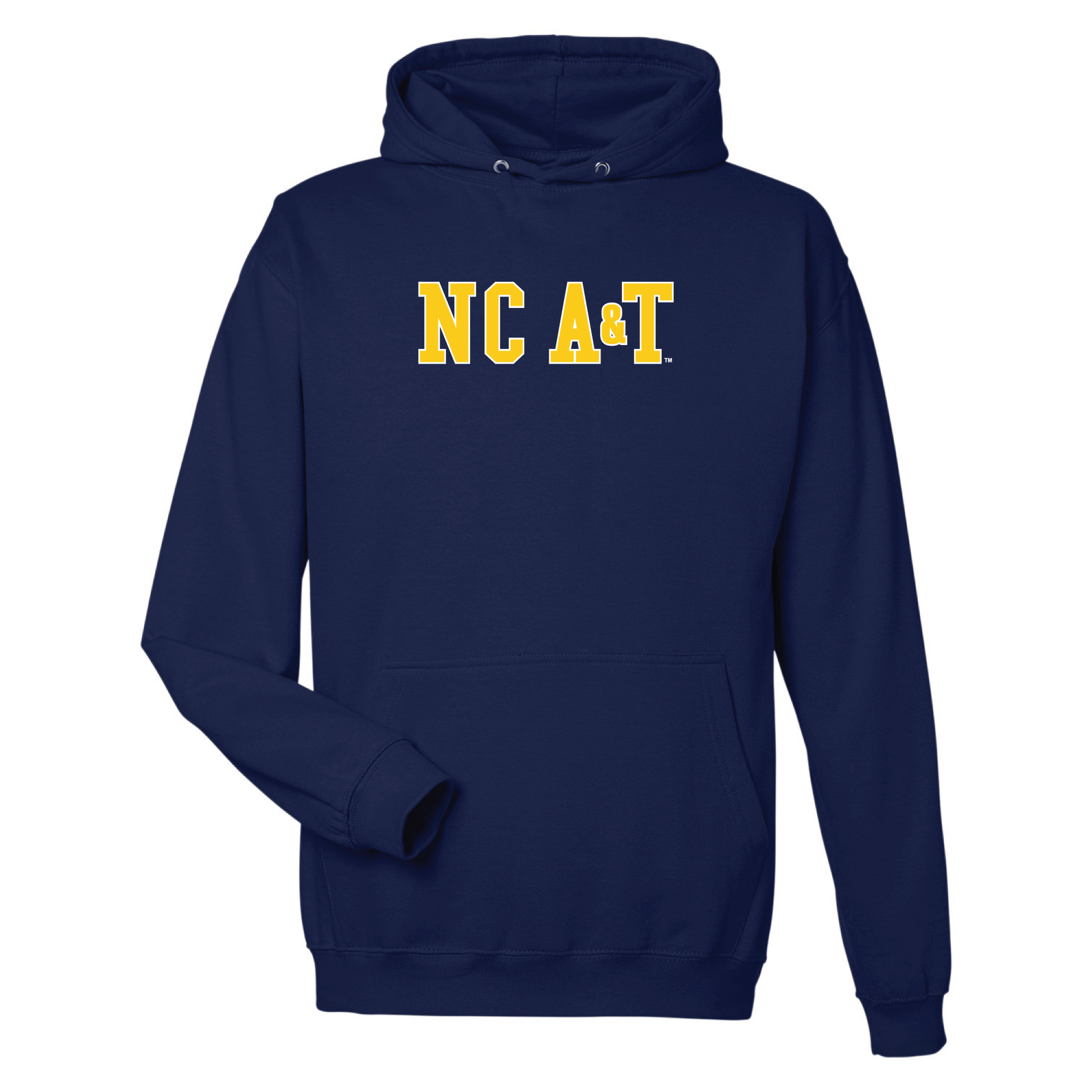 North Carolina Agricultural & Technical State University Aggies Block Hooded Sweatshirt Fleece