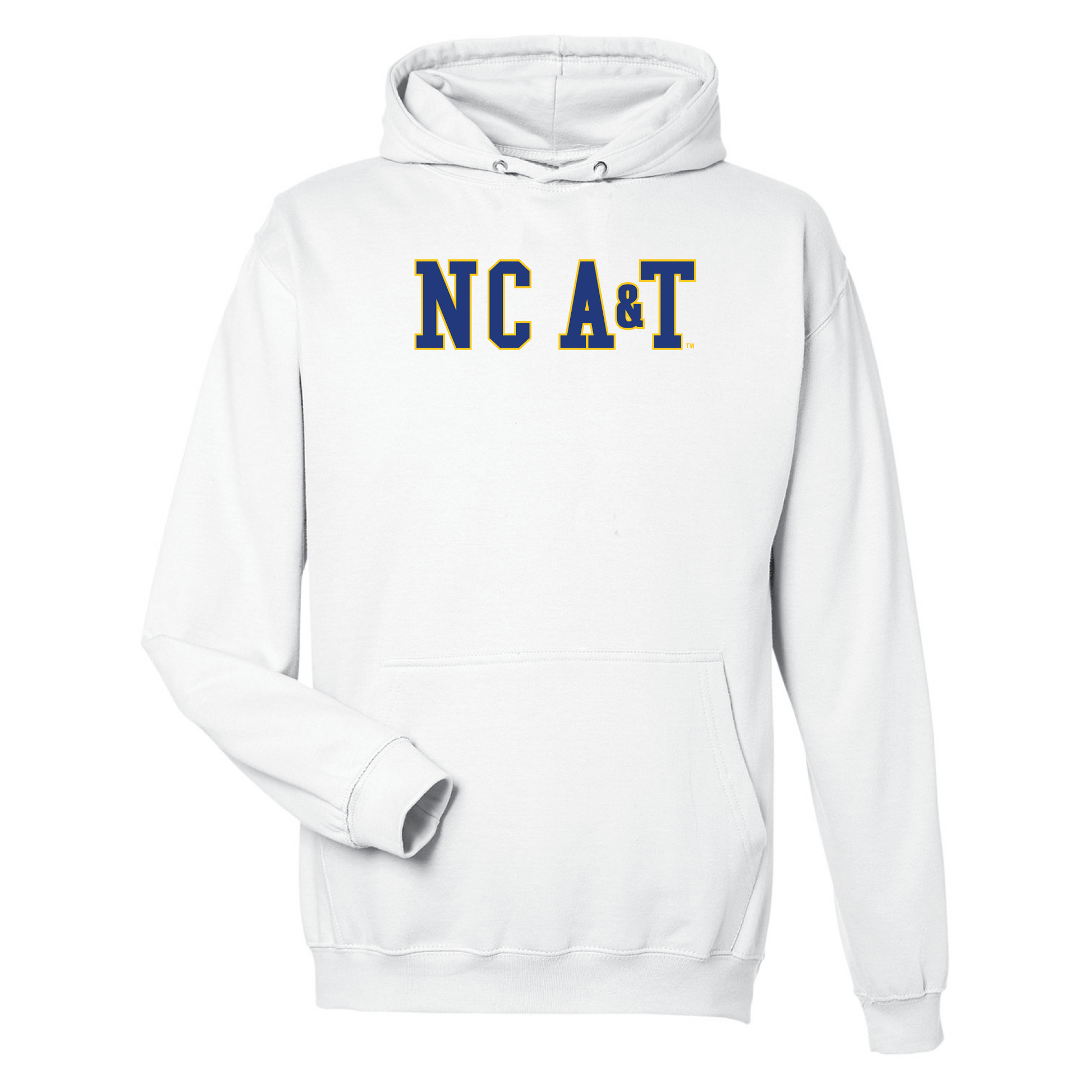 North Carolina Agricultural & Technical State University Aggies Block Hooded Sweatshirt Fleece