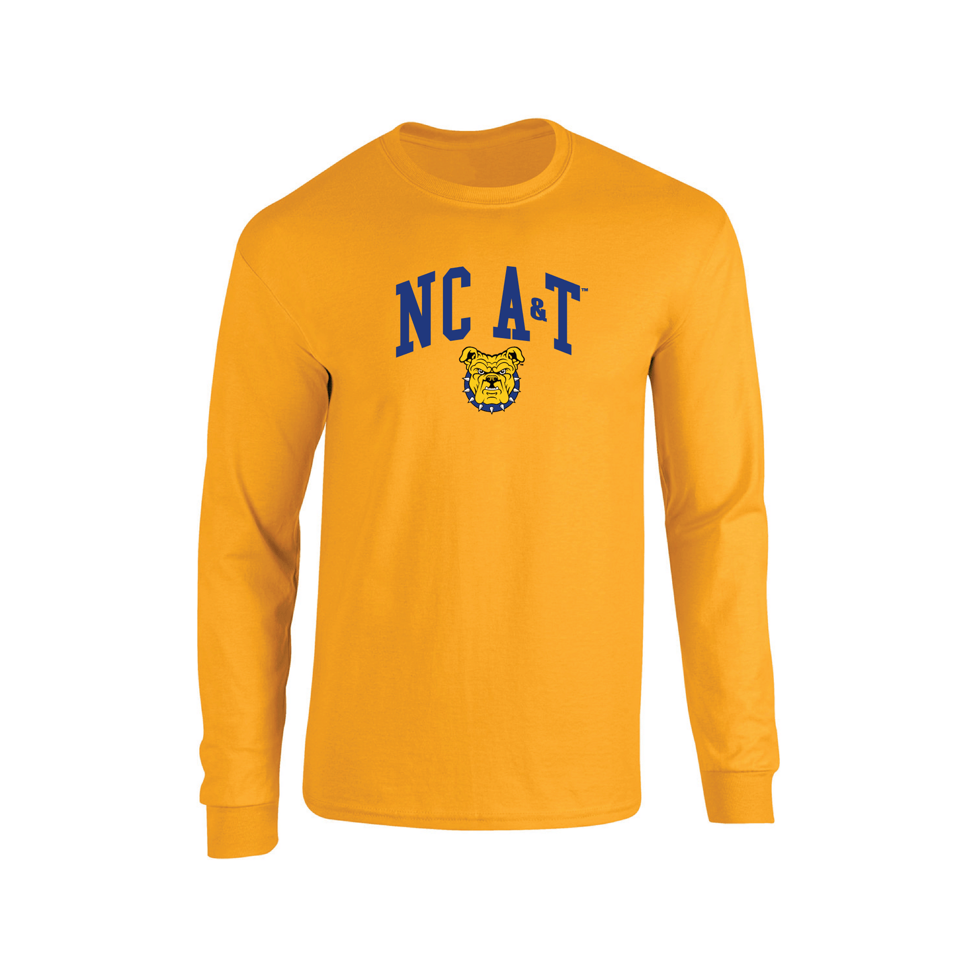 North Carolina Agricultural & Technical State University Aggies Jumbo Arch Long Sleeve T-shirt Unisex