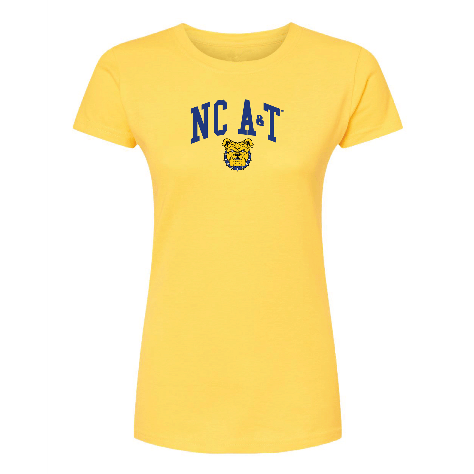 North Carolina Agricultural & Technical State University Aggies Jumbo Arch Womens Relaxed T-shirt