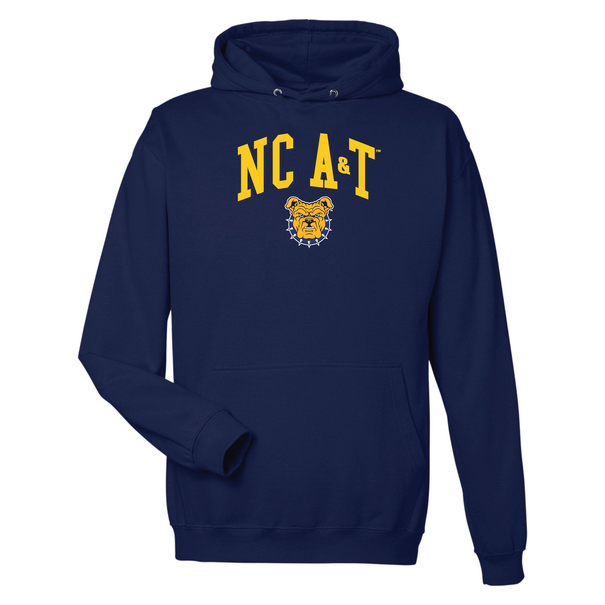 North Carolina Agricultural & Technical State University Aggies Jumbo Arch Hooded Sweatshirt Fleece