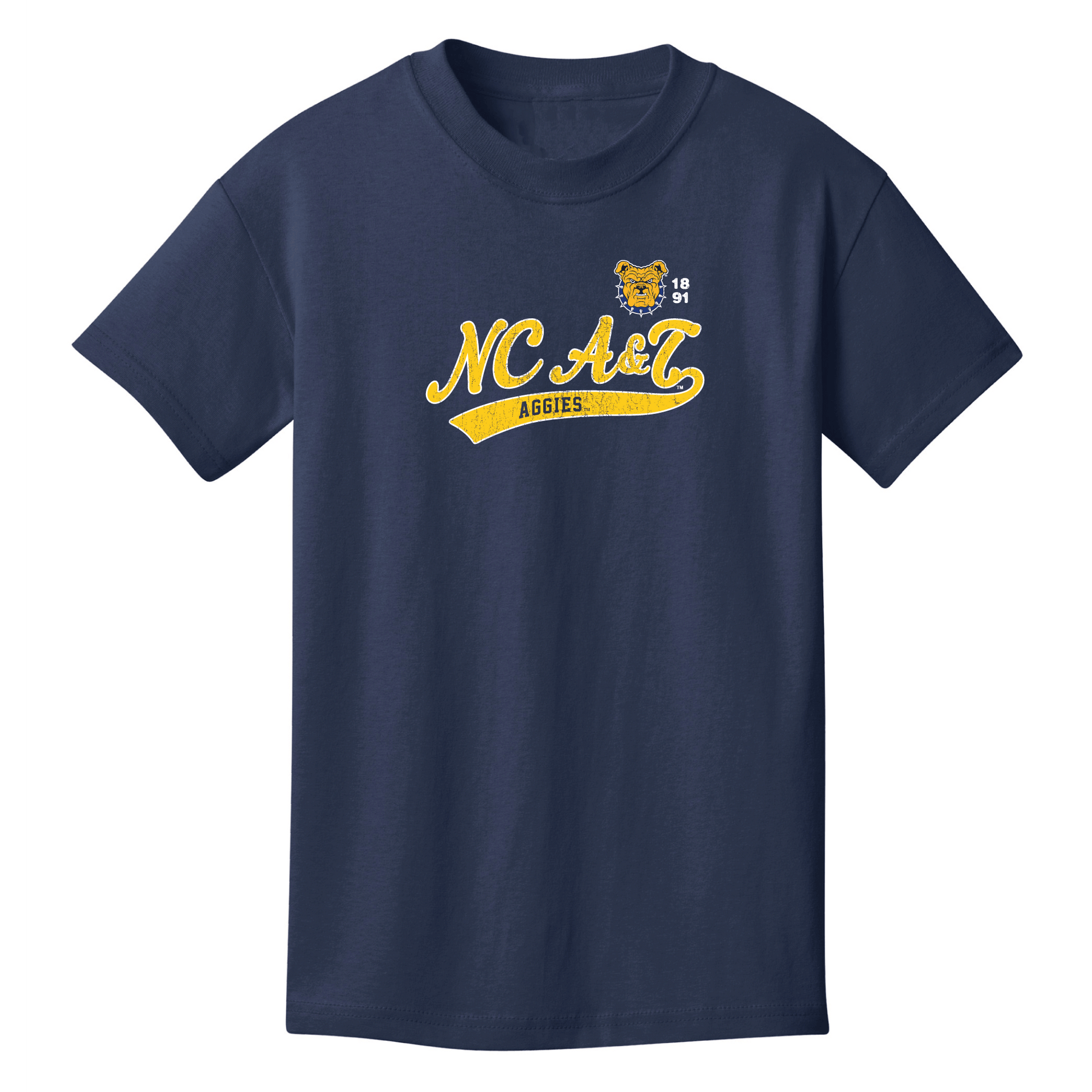 North Carolina Agricultural & Technical State University Aggies Old School Youth T-shirt
