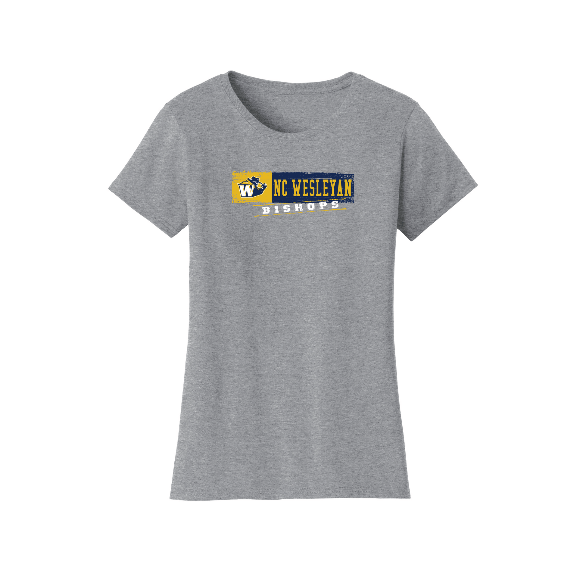 North Carolina Wesleyan University Bishops Sticker Womens T-Shirt