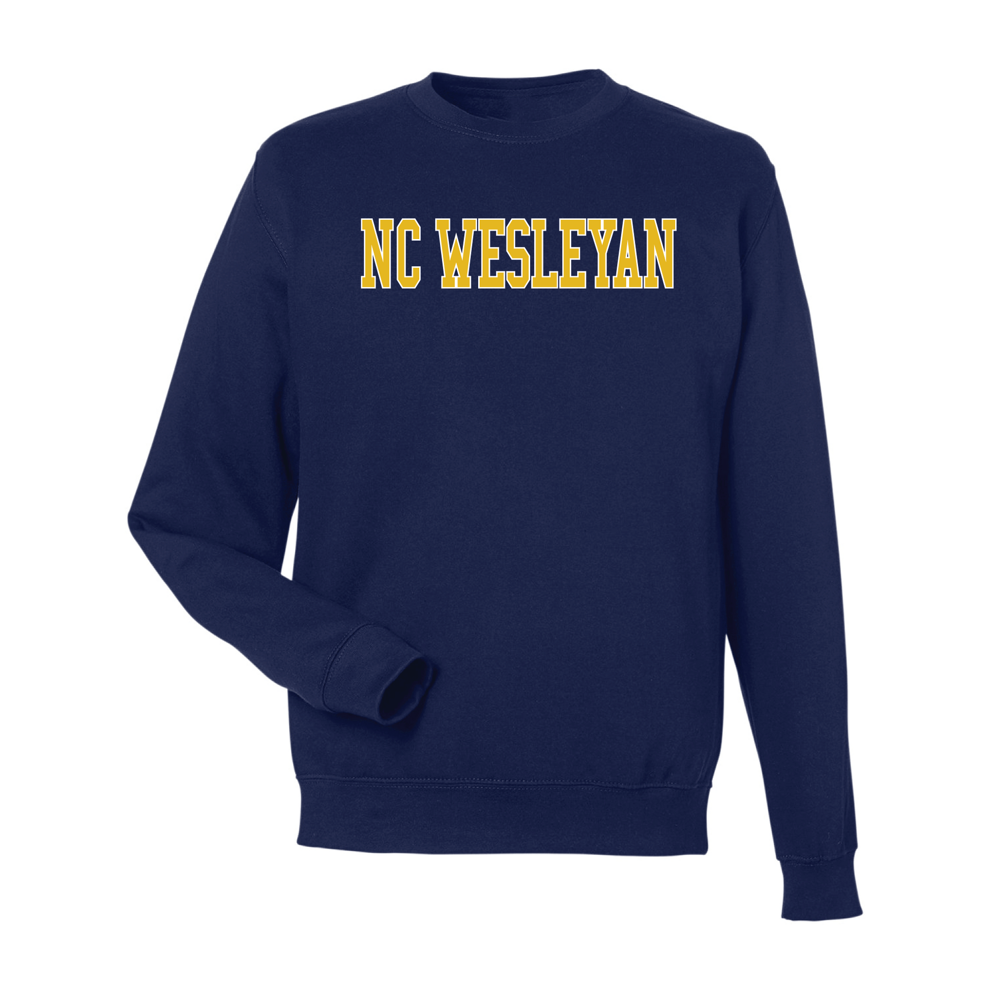 North Carolina Wesleyan University Bishops Block Crewneck Sweatshirt