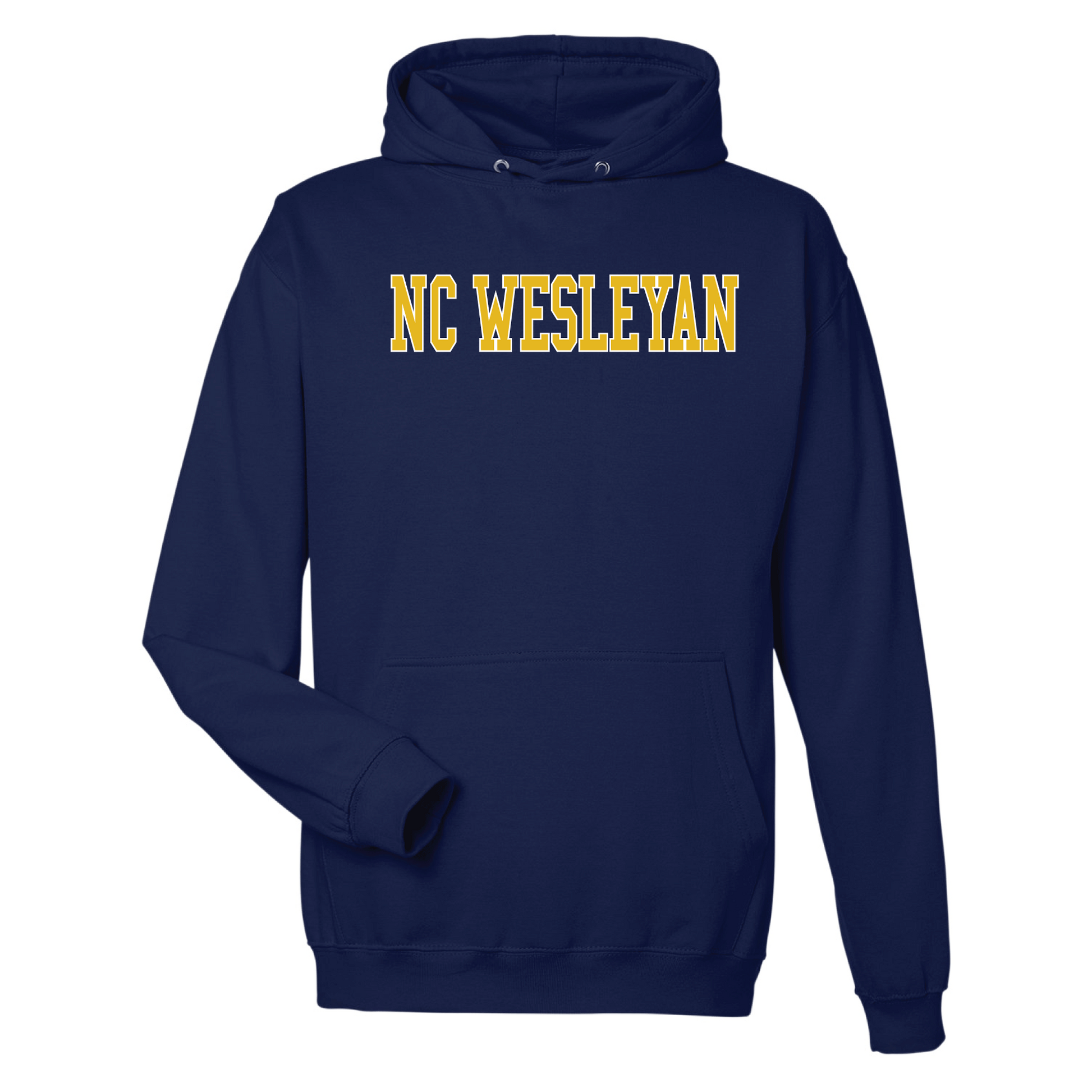 North Carolina Wesleyan University Bishops Block Hooded Sweatshirt