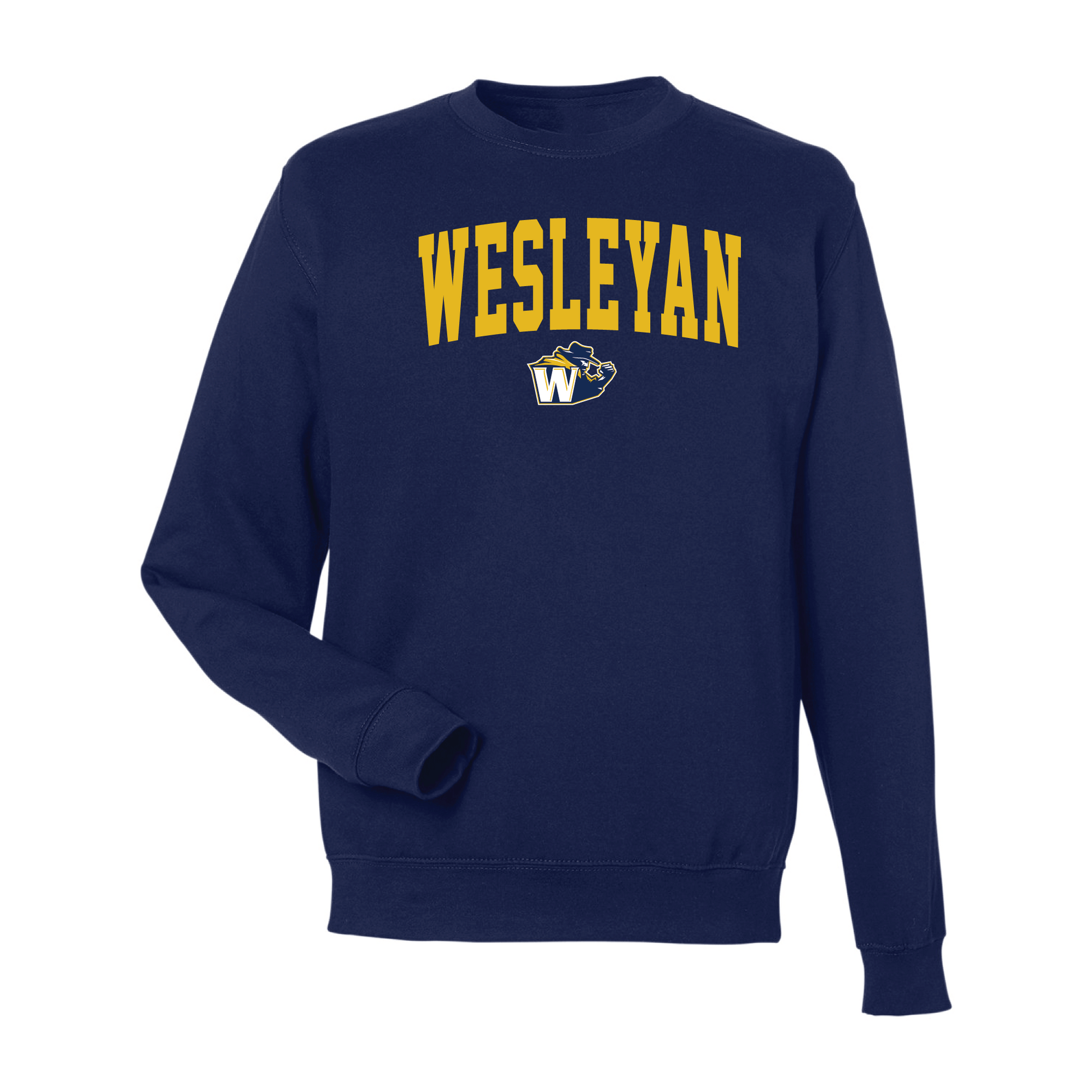 North Carolina Wesleyan University Bishops Jumbo Arch Crewneck Sweatshirt
