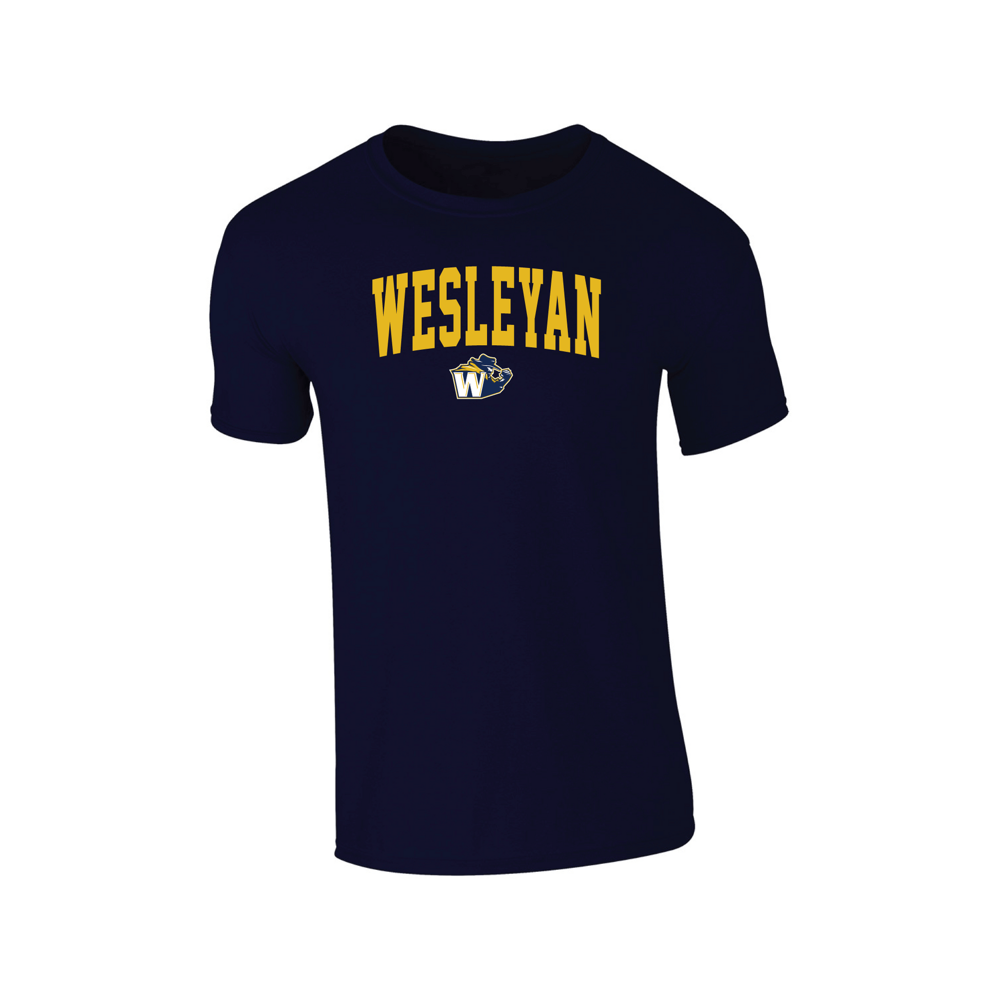 North Carolina Wesleyan University Bishops Jumbo Arch Adult T-Shirt