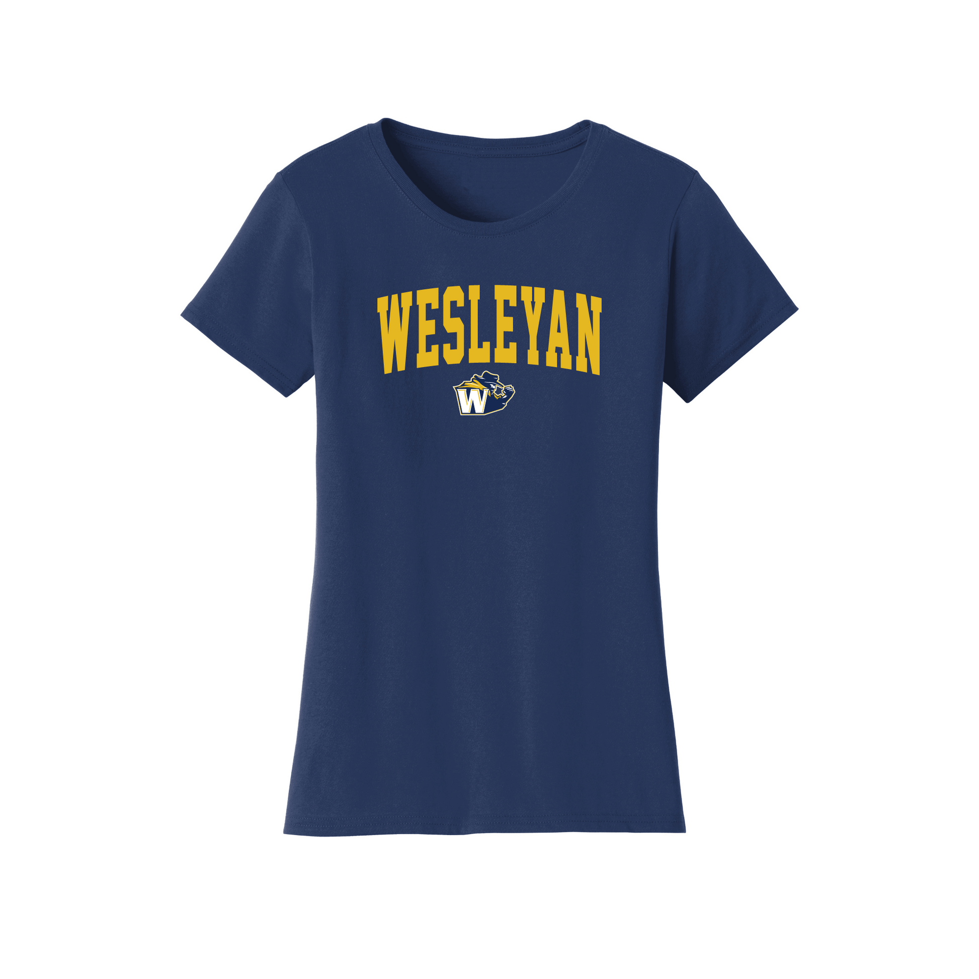 North Carolina Wesleyan University Bishops Jumbo Arch Womens T-Shirt