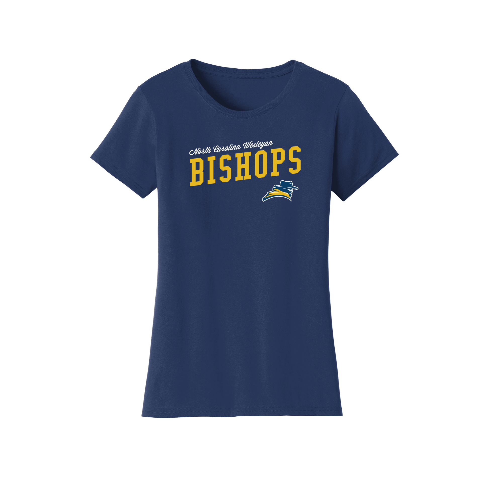 North Carolina Wesleyan University Bishops Uphill Victory Womens T-Shirt