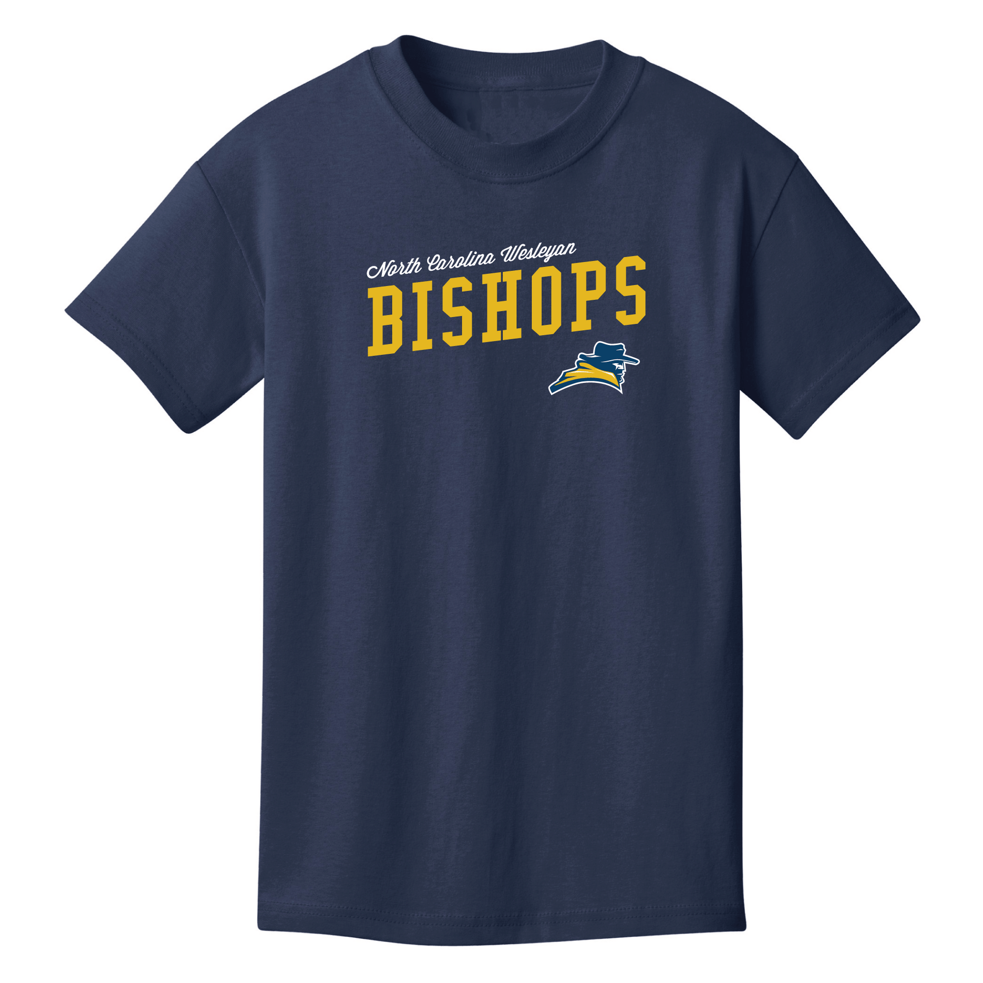 North Carolina Wesleyan University Bishops Uphill Victory Youth T-Shirt