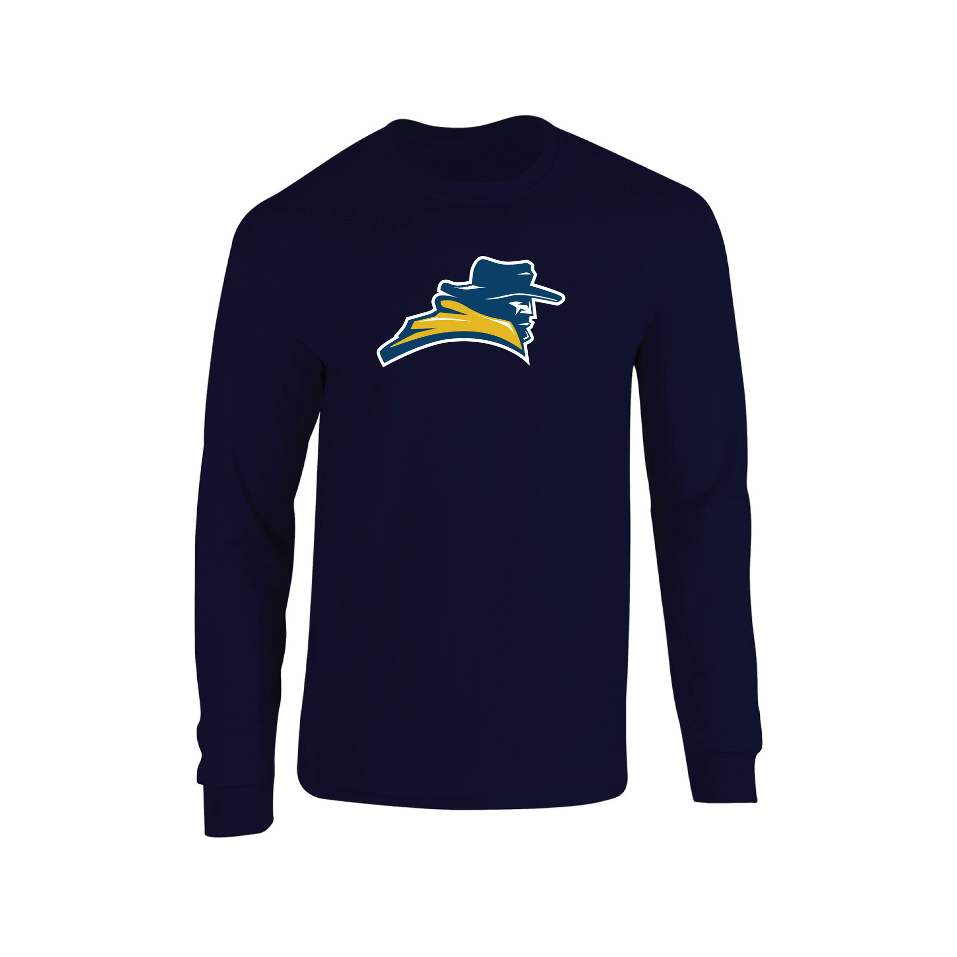 North Carolina Wesleyan University Bishops Jumbo Logo Adult Long Sleeve T-Shirt