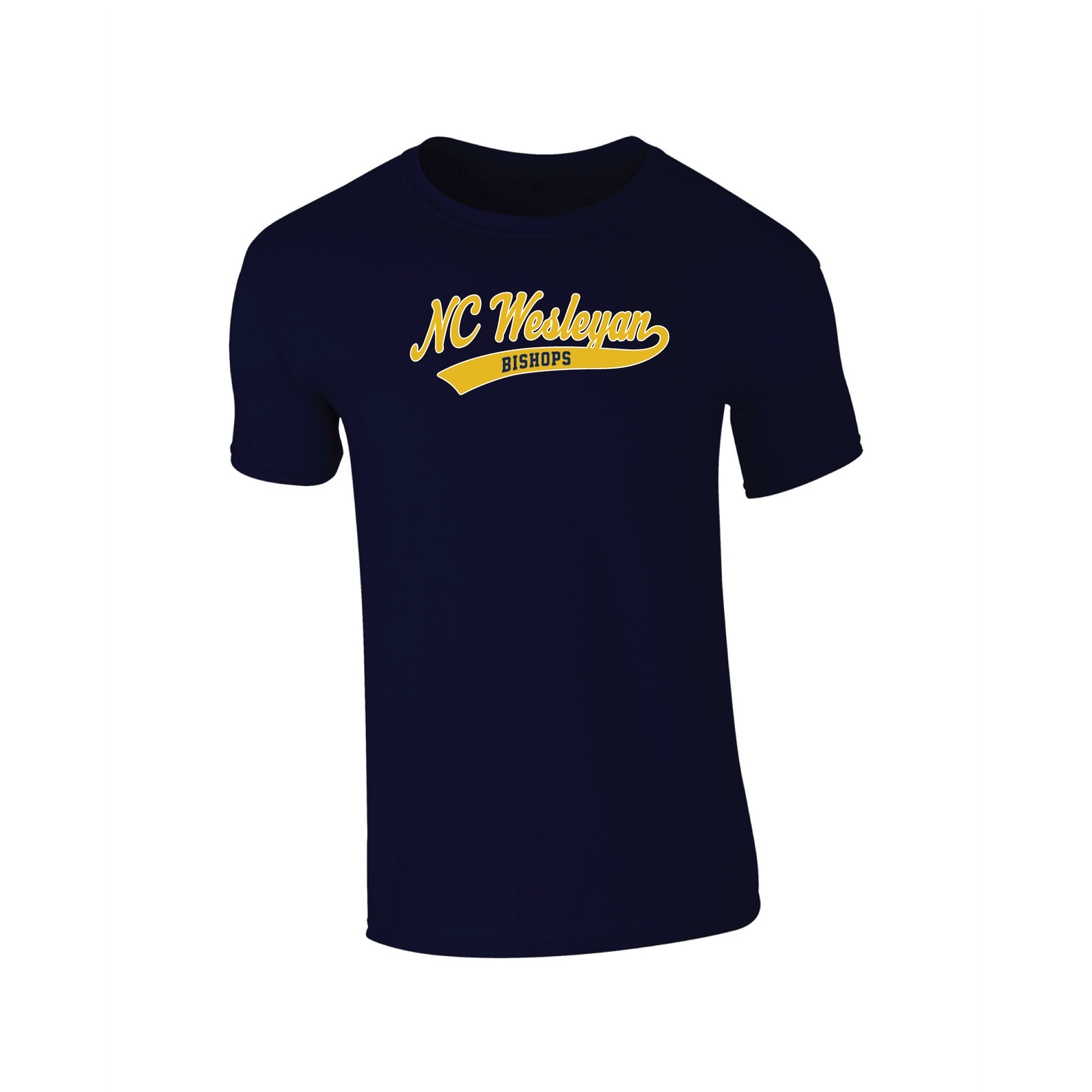 North Carolina Wesleyan University Bishops Old School Adult T-Shirt