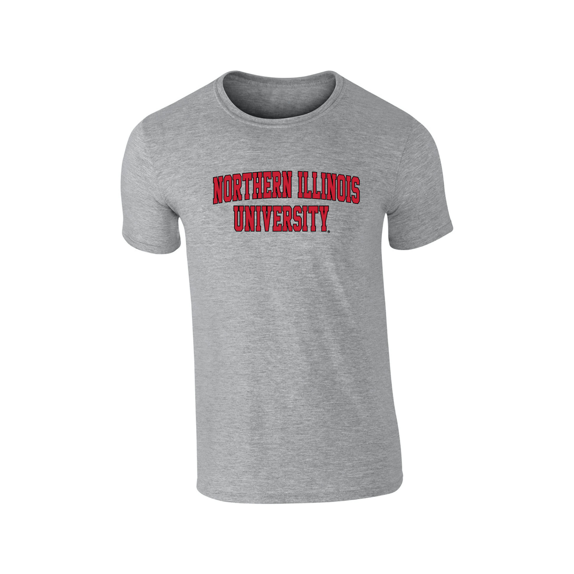 Northern Illinois University Huskies Block Adult T-Shirt