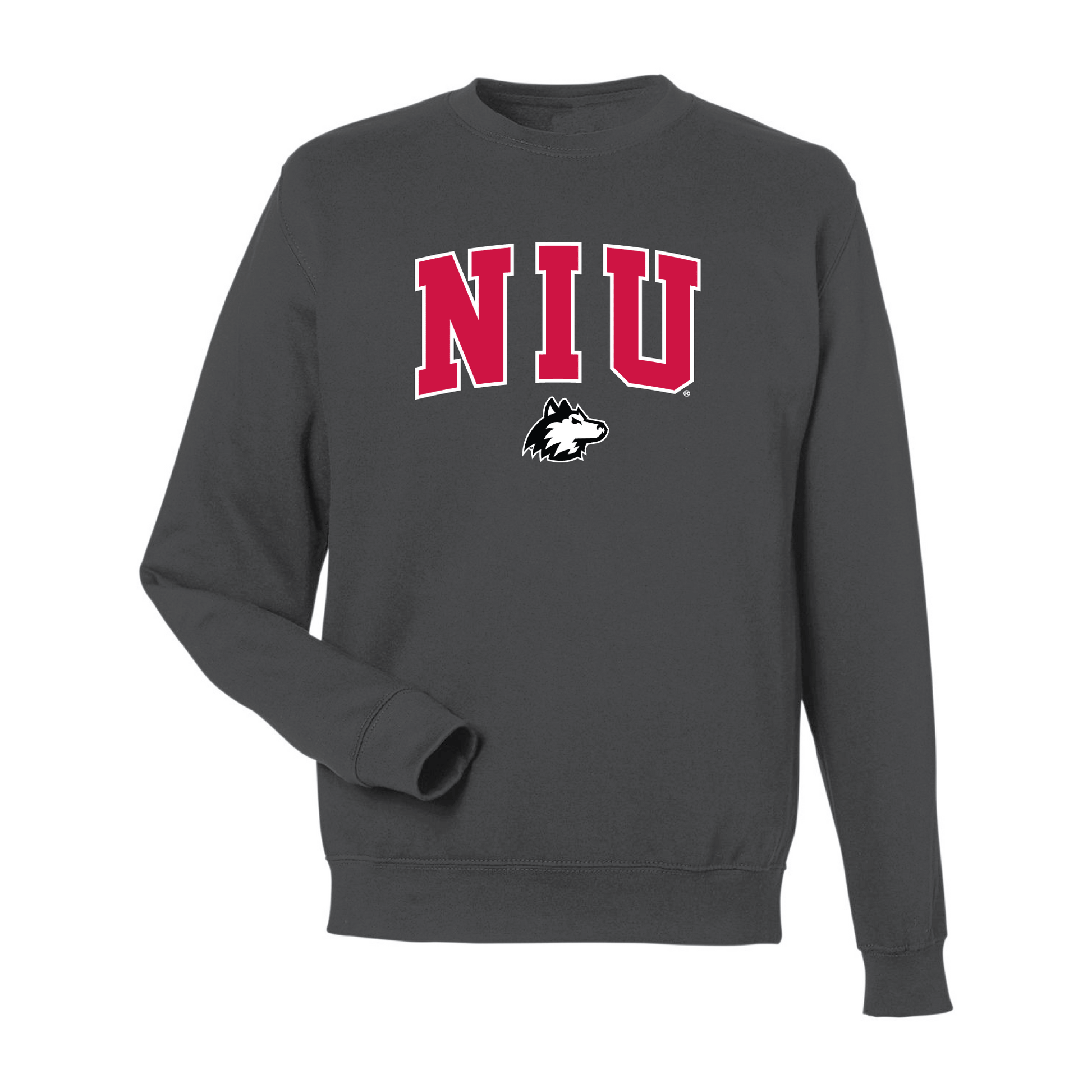 Northern Illinois University Huskies Jumbo Arch Crewneck Sweatshirt