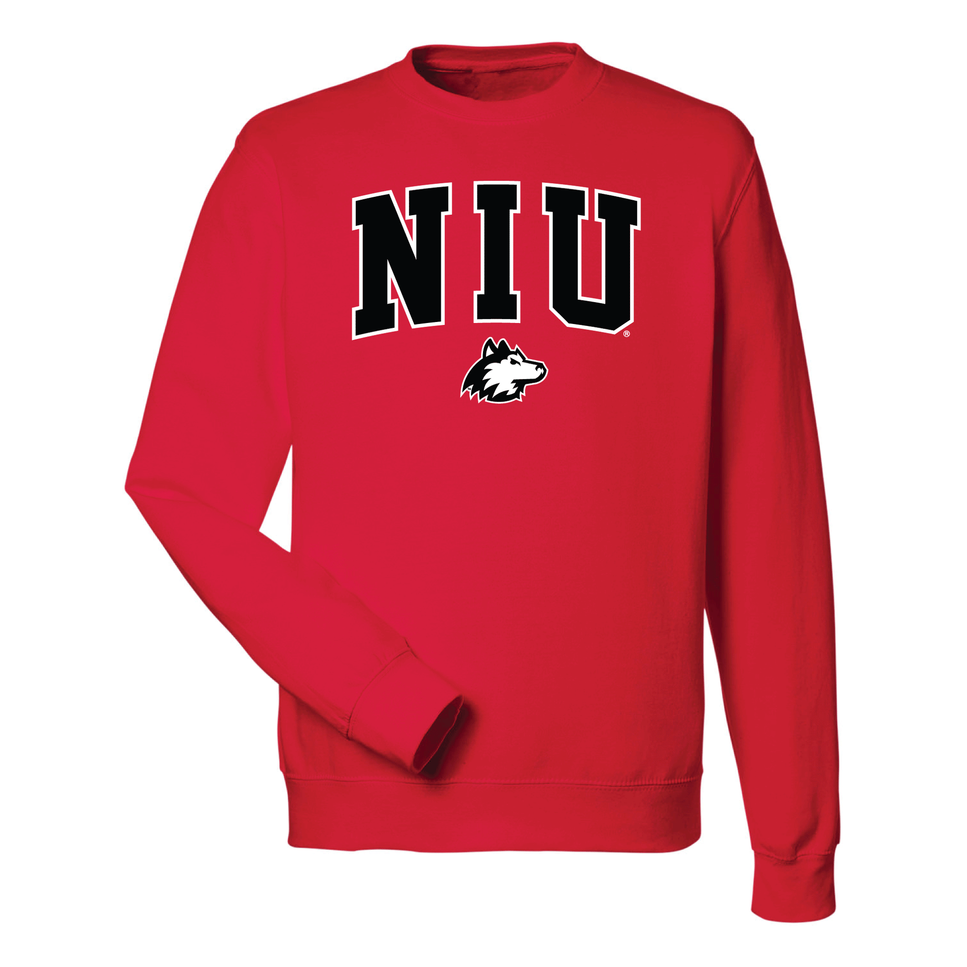 Northern Illinois University Huskies Jumbo Arch Crewneck Sweatshirt