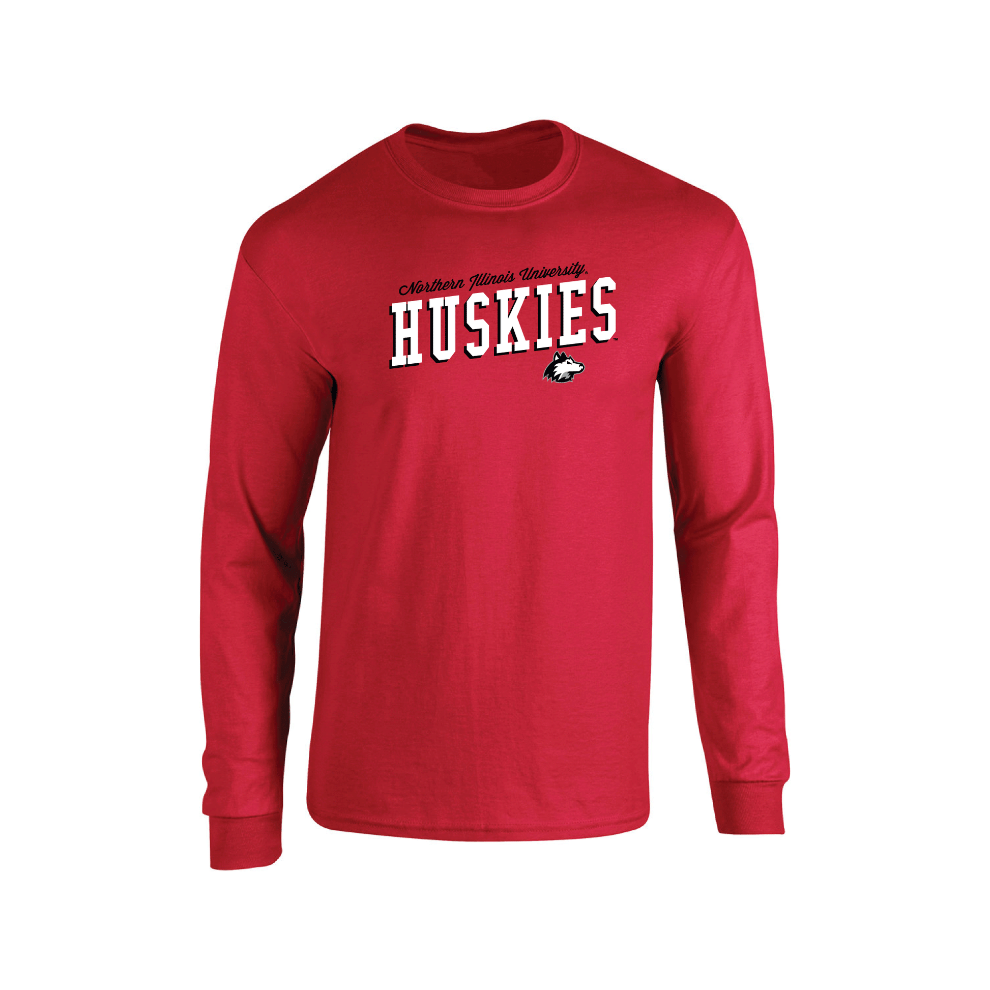 Northern Illinois University Huskies Uphill Victory Adult Long Sleeve T-Shirt