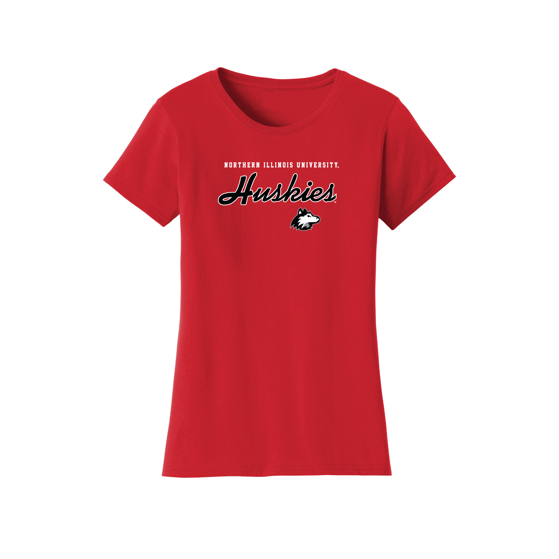 Northern Illinois University Huskies Machine Script Womens T-Shirt