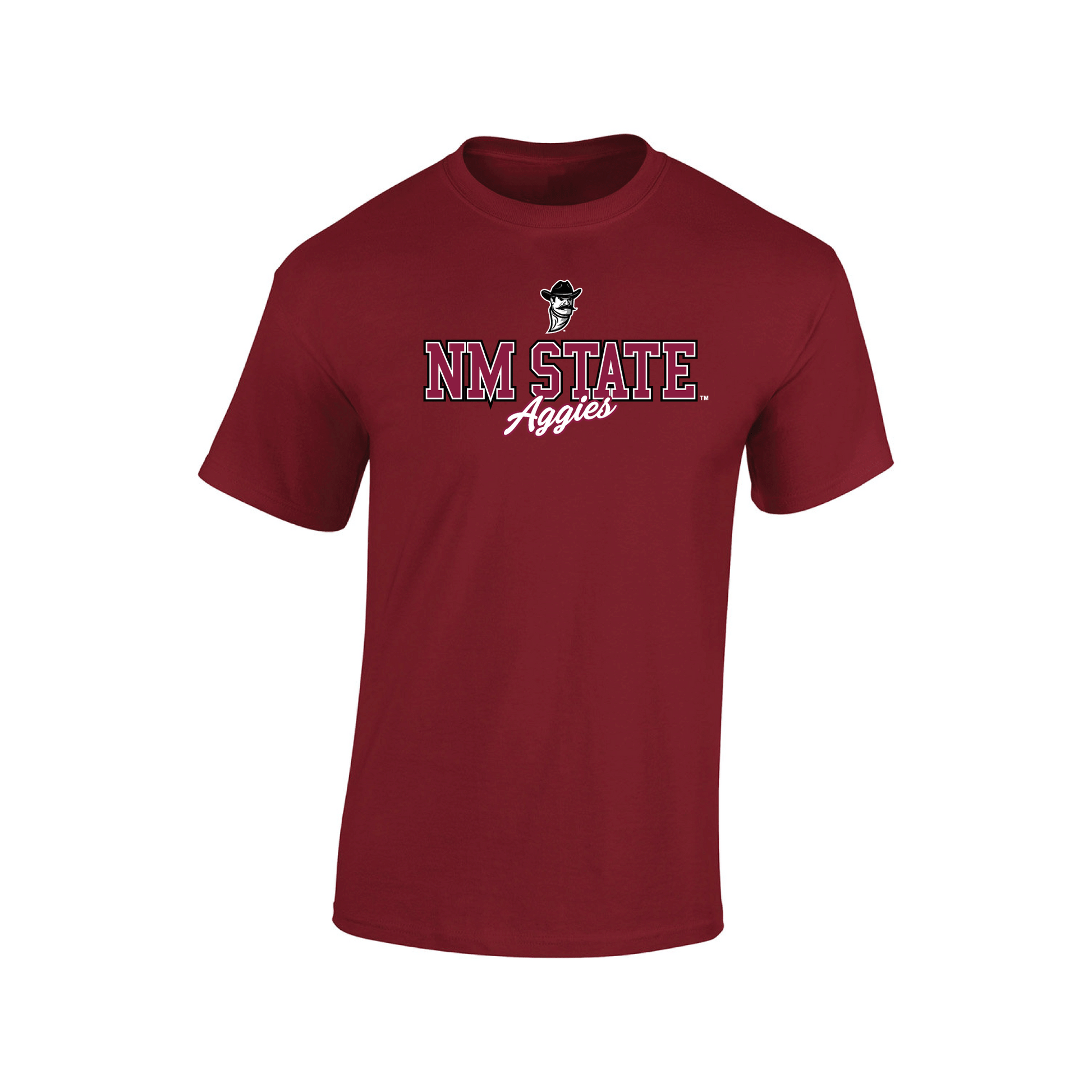 New Mexico State University Aggies Campus Script Adult T-Shirt