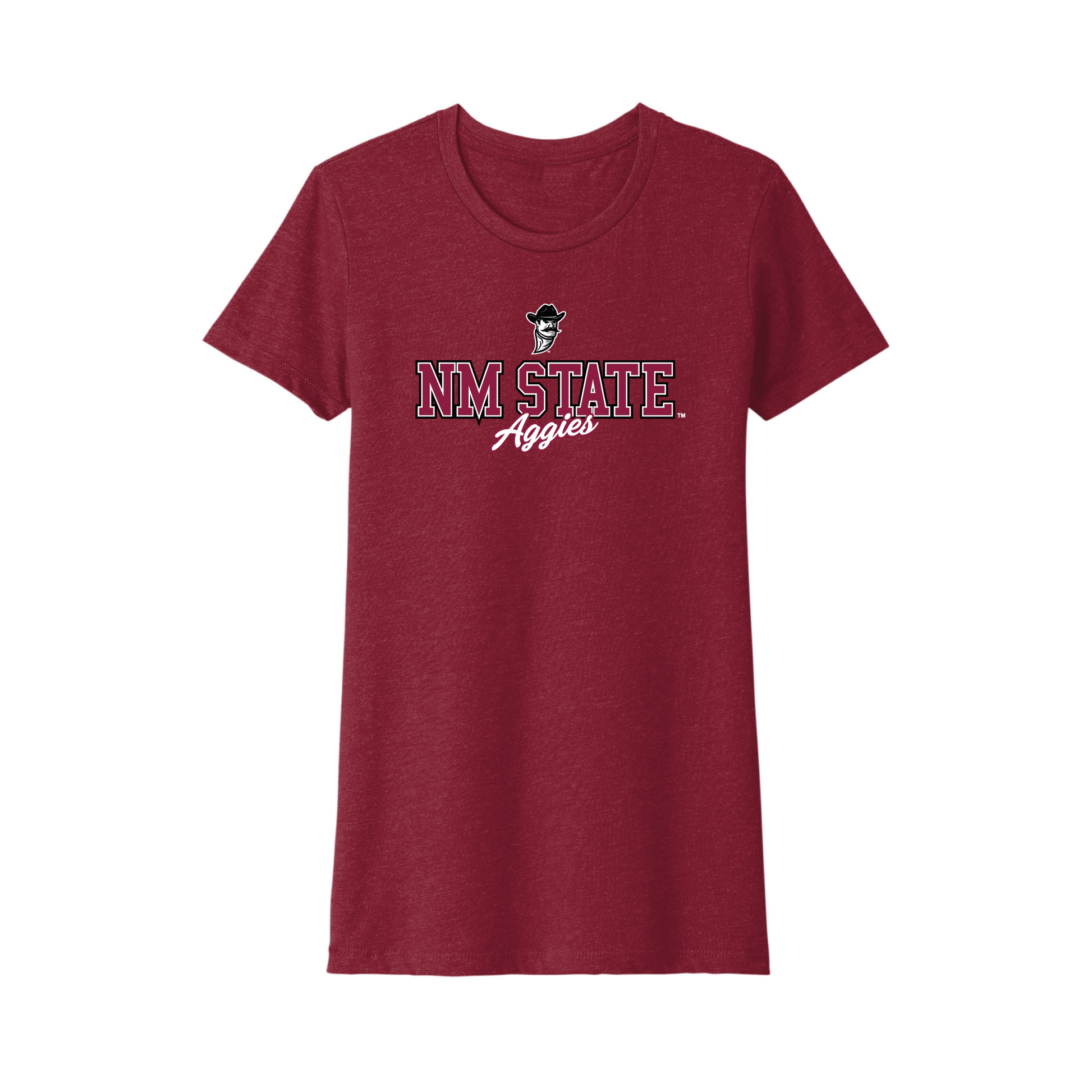 New Mexico State University Aggies Campus Script Womens T-Shirt