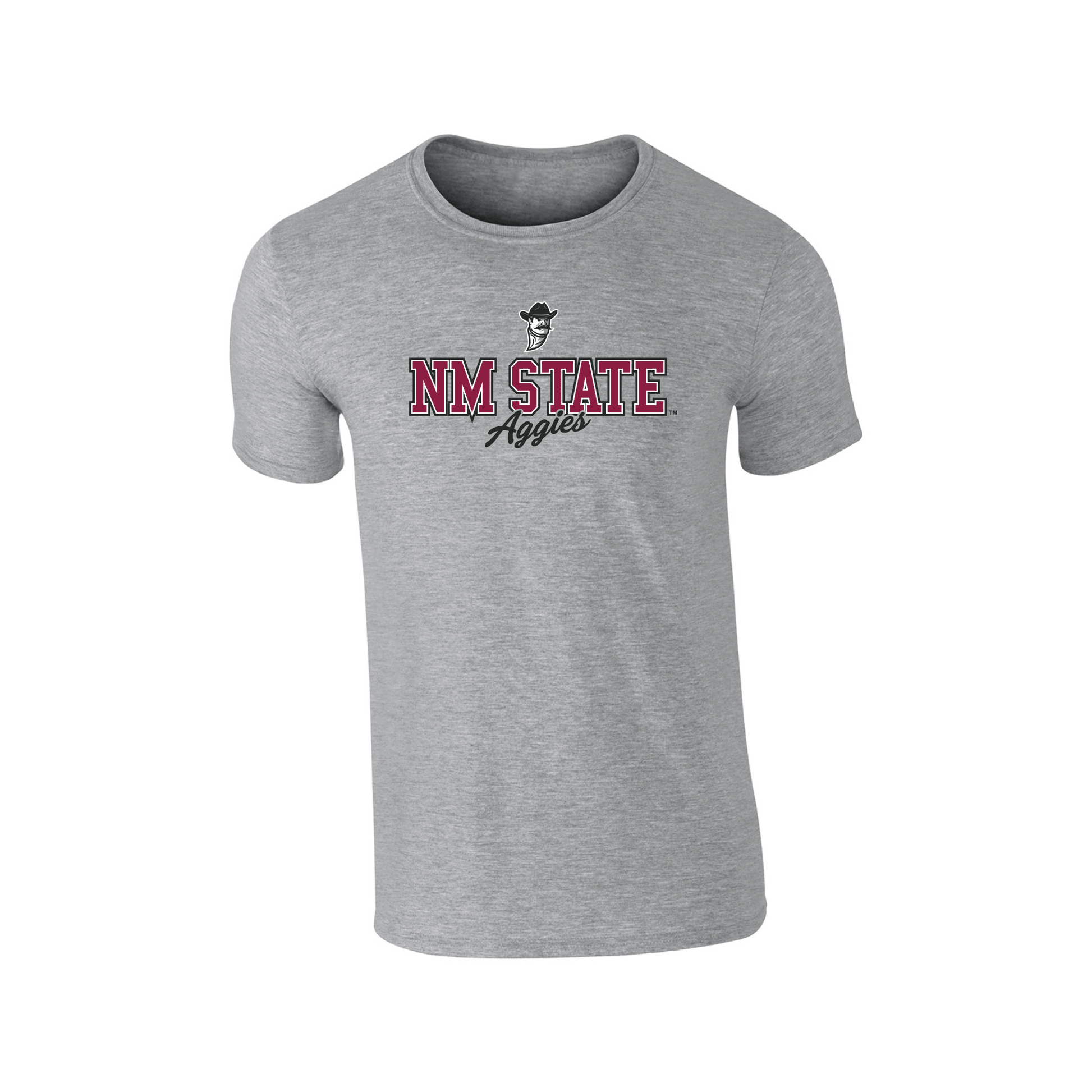 New Mexico State University Aggies Campus Script Adult T-Shirt