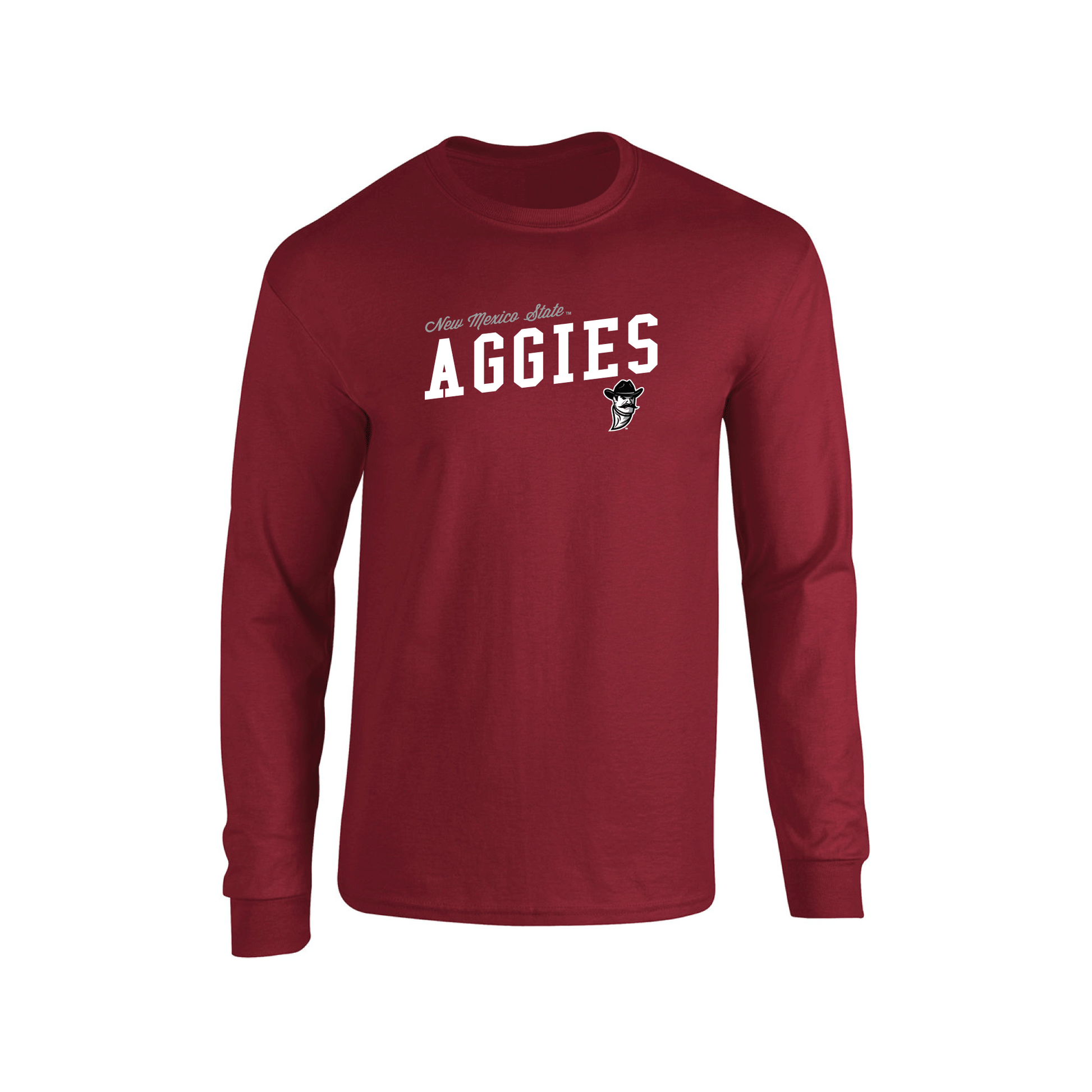 New Mexico State University Aggies Uphill Victory Adult Long Sleeve T-Shirt