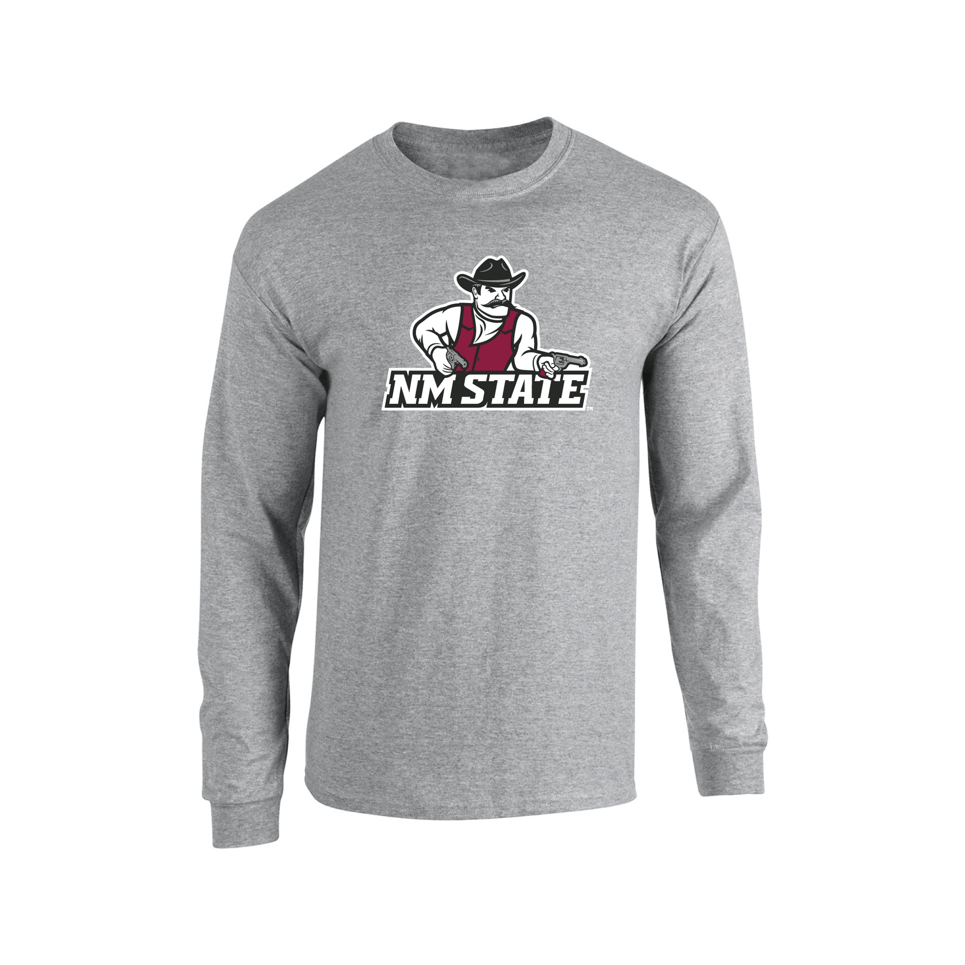 New Mexico State University Aggies Jumbo Logo Adult Long Sleeve T-Shirt