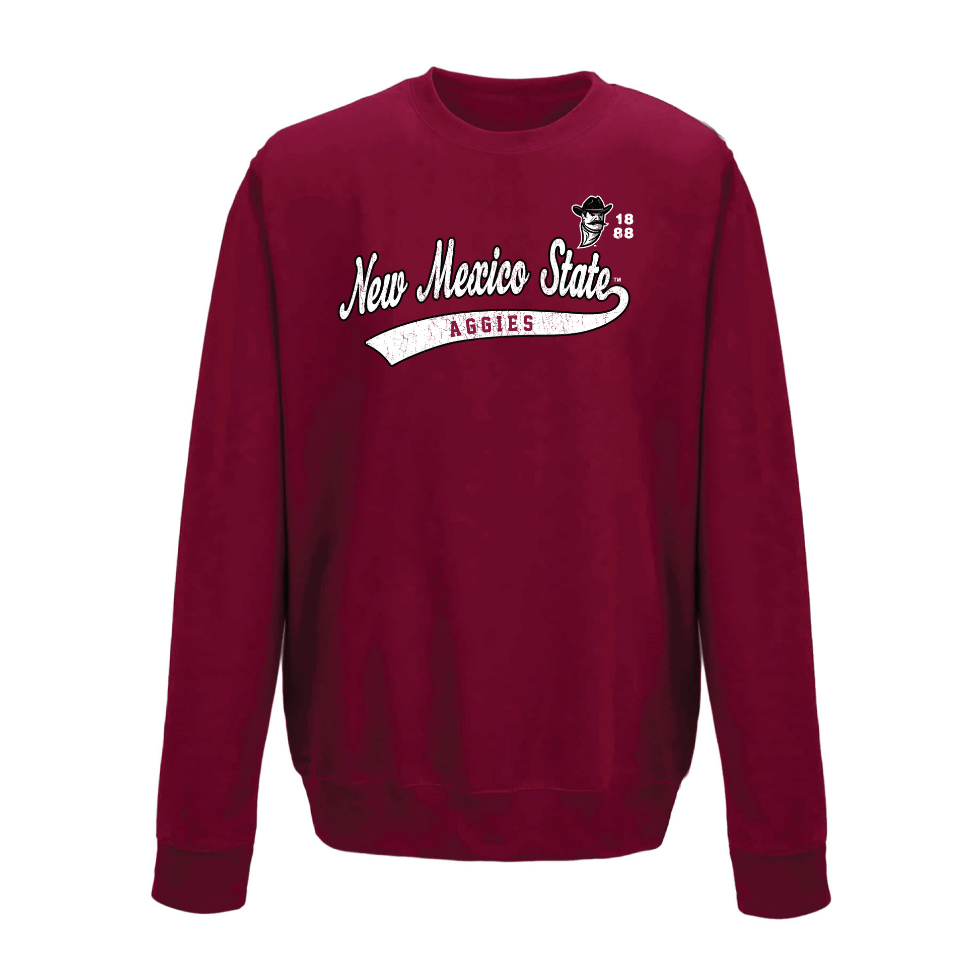 New Mexico State University Aggies Old School Crewneck Sweatshirt