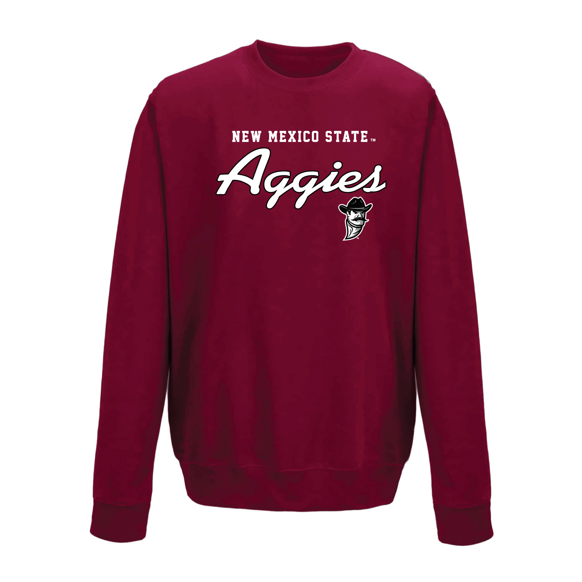 New Mexico State University Aggies Machine Script Crewneck Sweatshirt