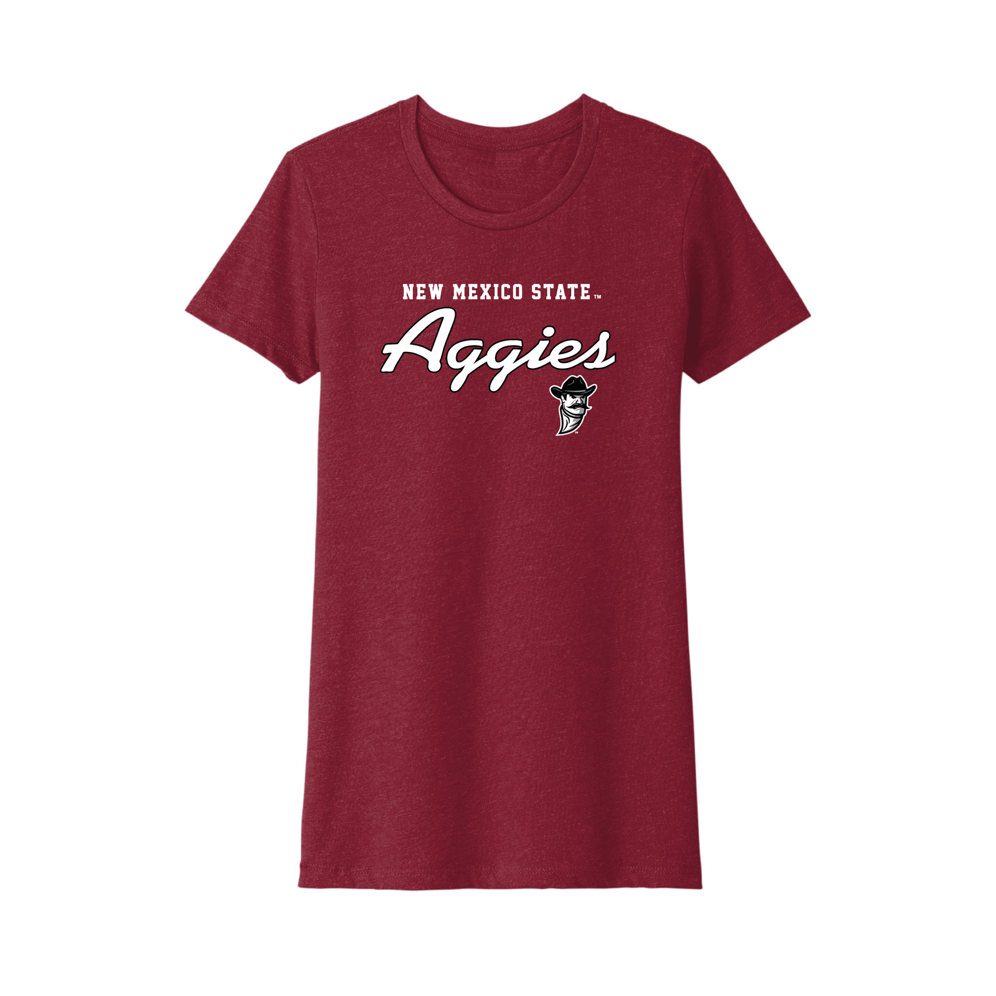 New Mexico State University Aggies Machine Script Womens T-Shirt