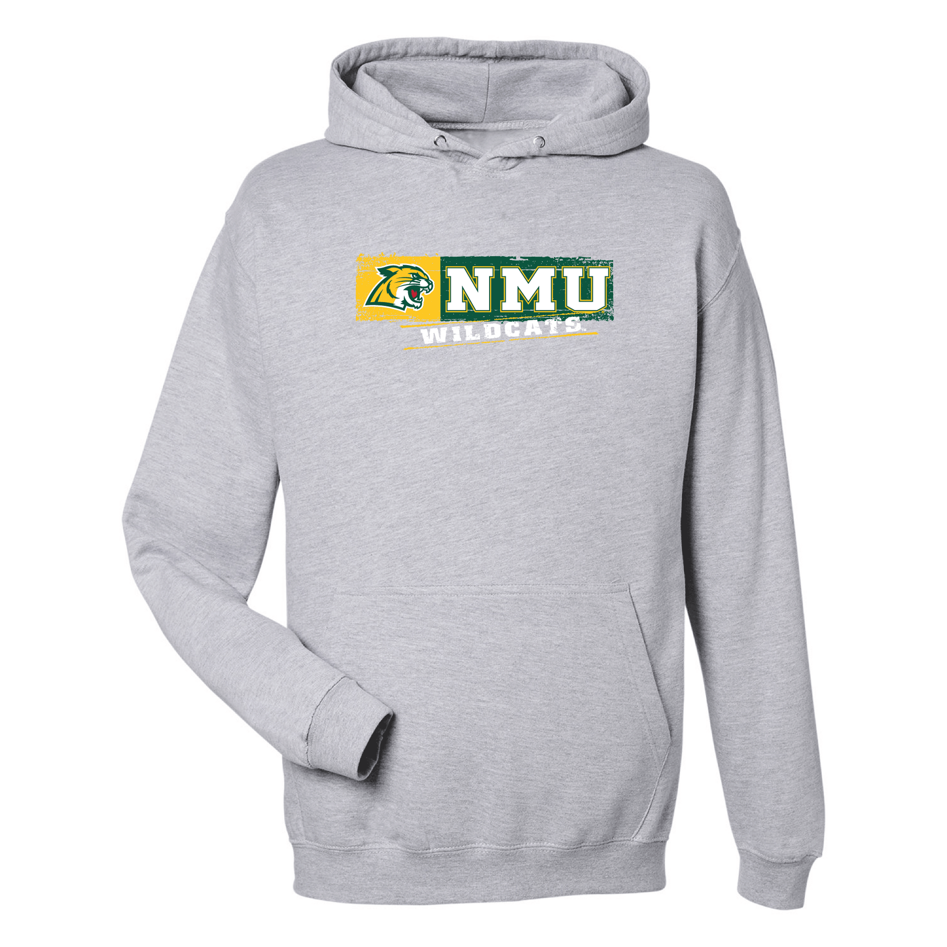  Northern Michigan University Wildcats Sticker Hooded Sweatshirt